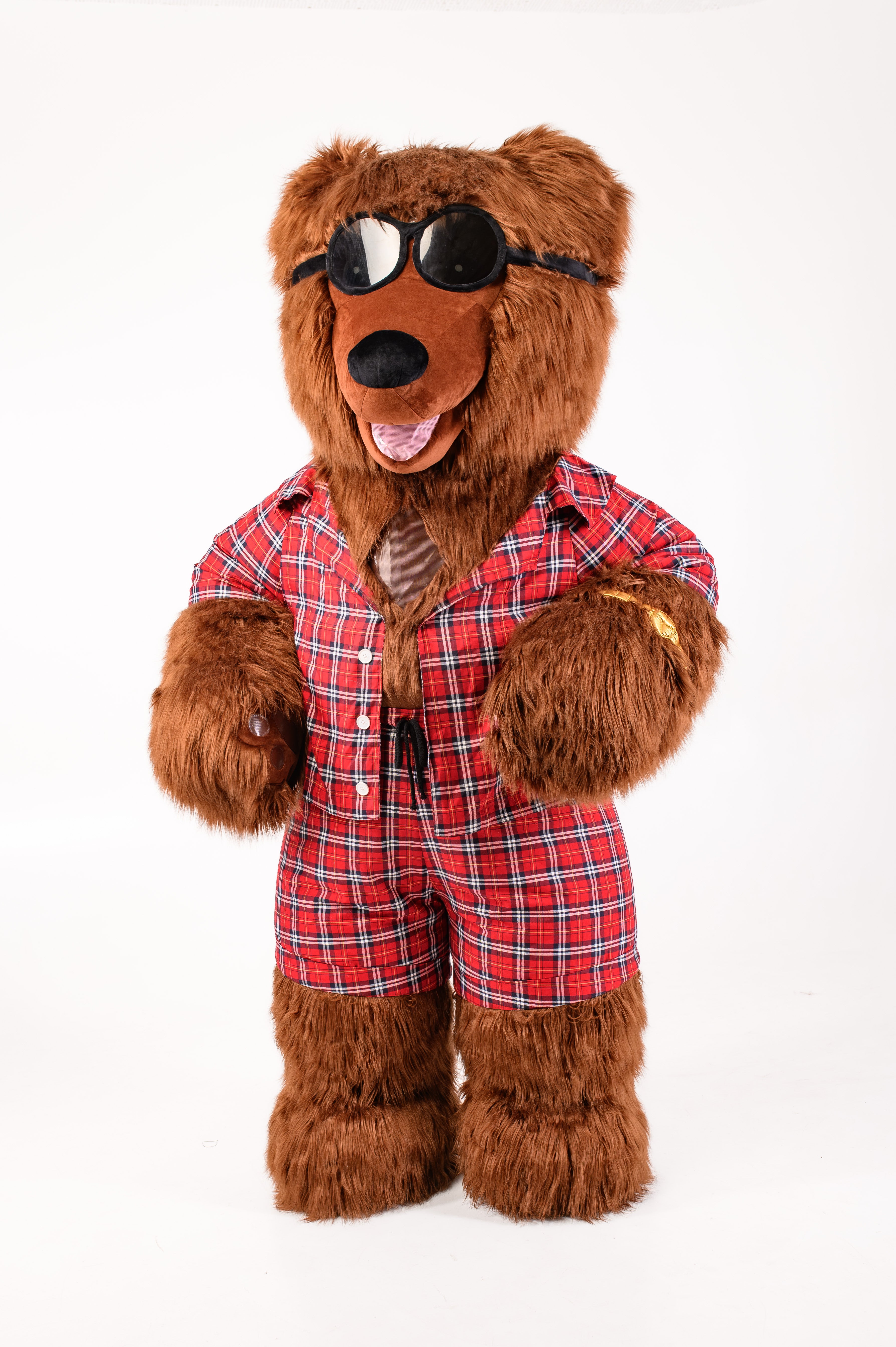 Inflatable Dancing Bear Mascot with clothes