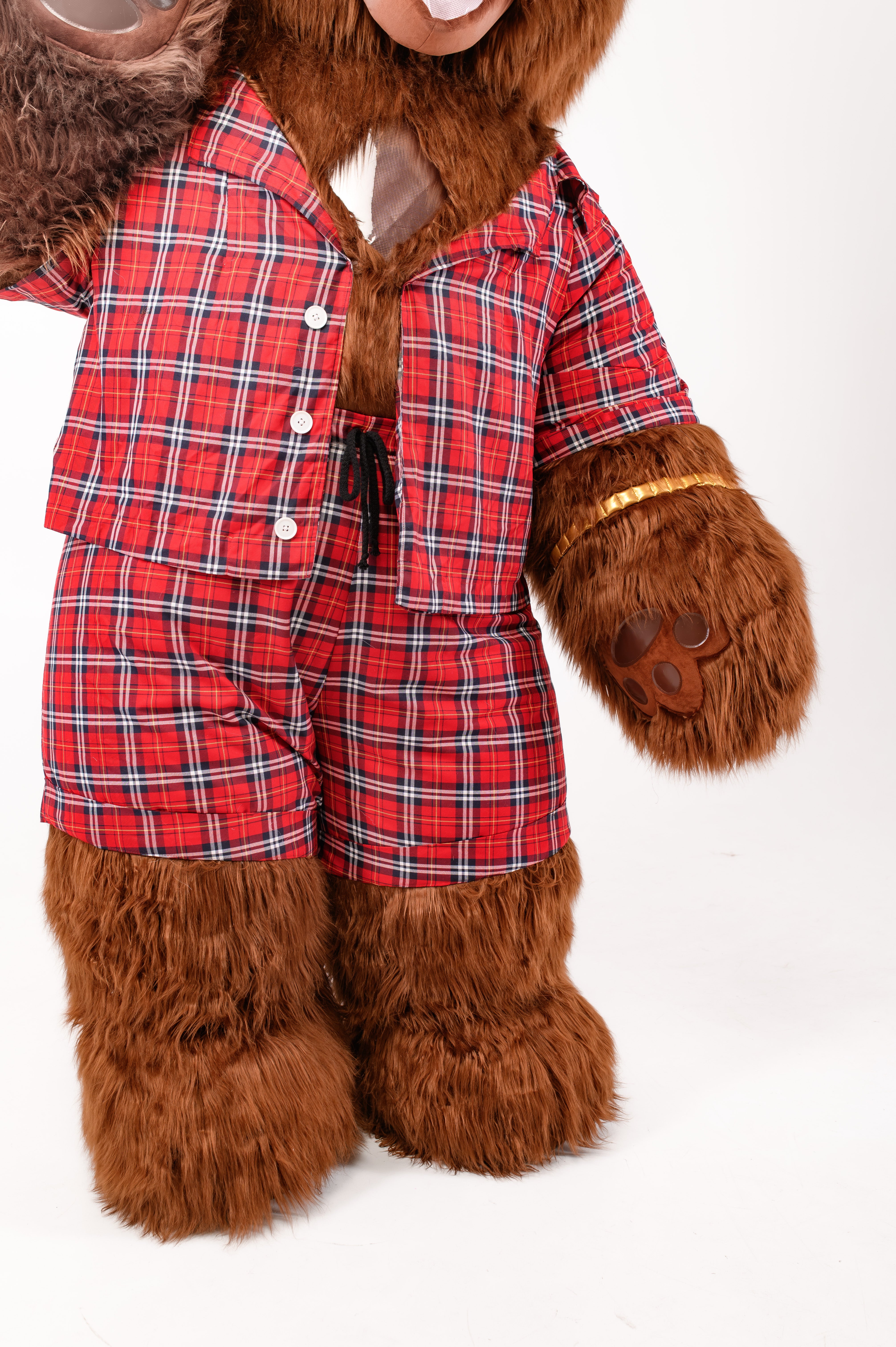 Inflatable Dancing Bear Mascot with clothes