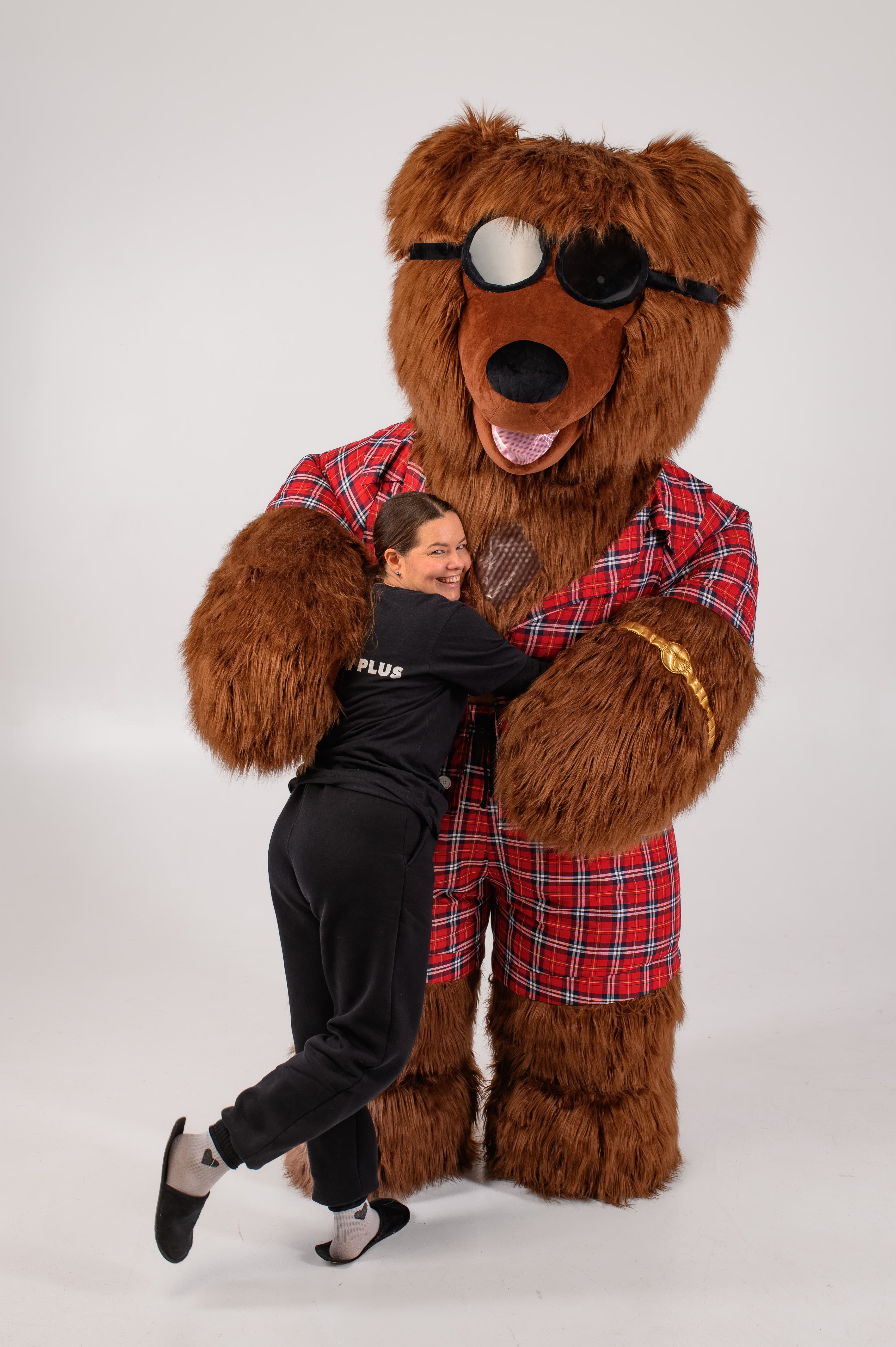 Inflatable Dancing Bear Mascot with clothes