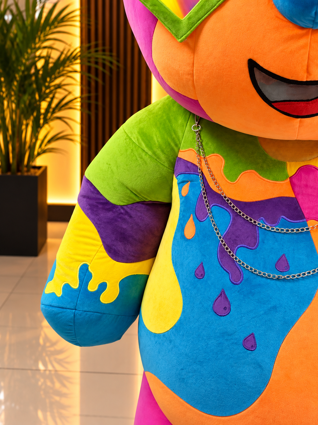 Inflatable Colorful Rabbit 2 Mascot