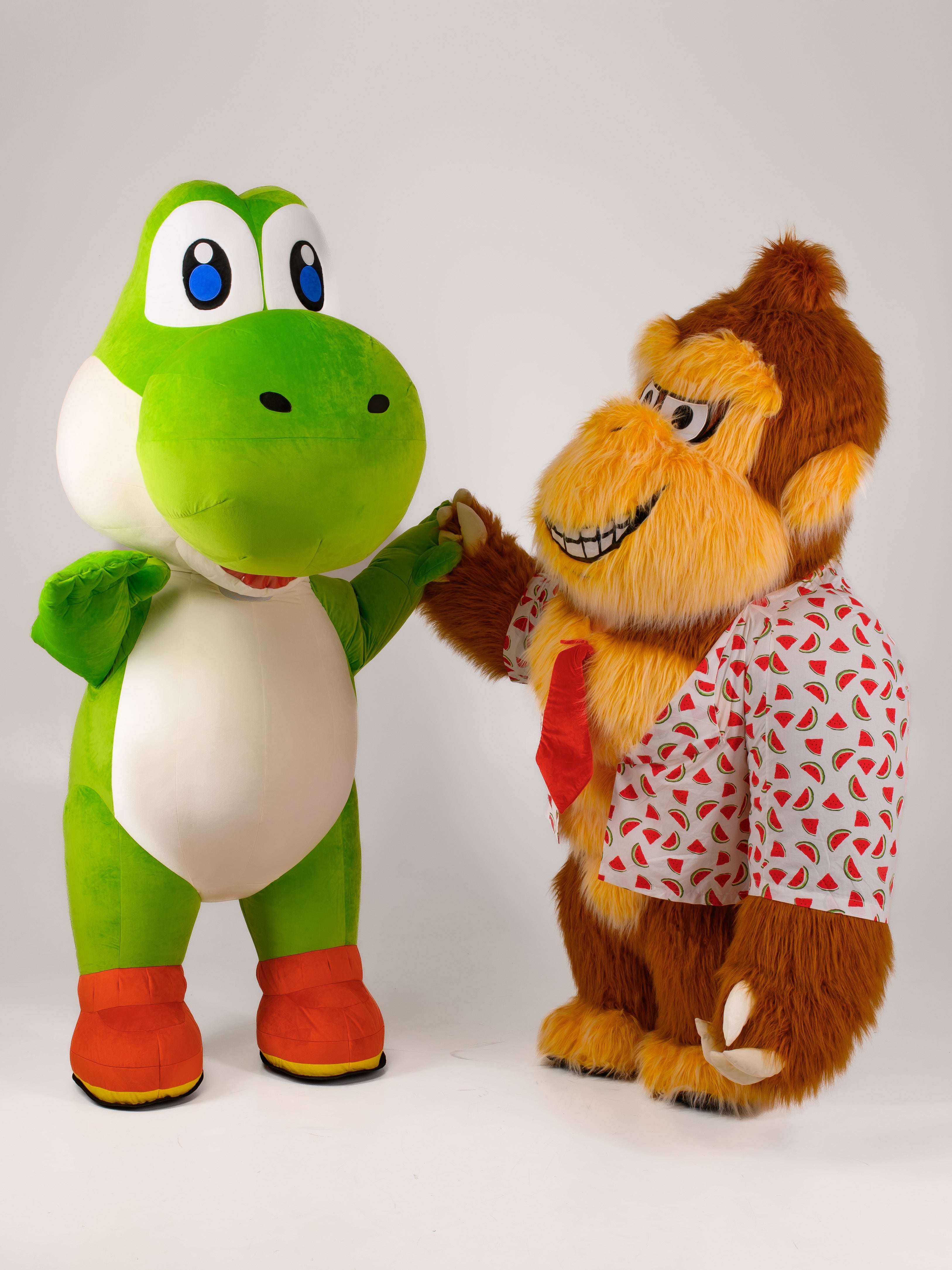 Inflatable Gorilla Mascot in T-shirt