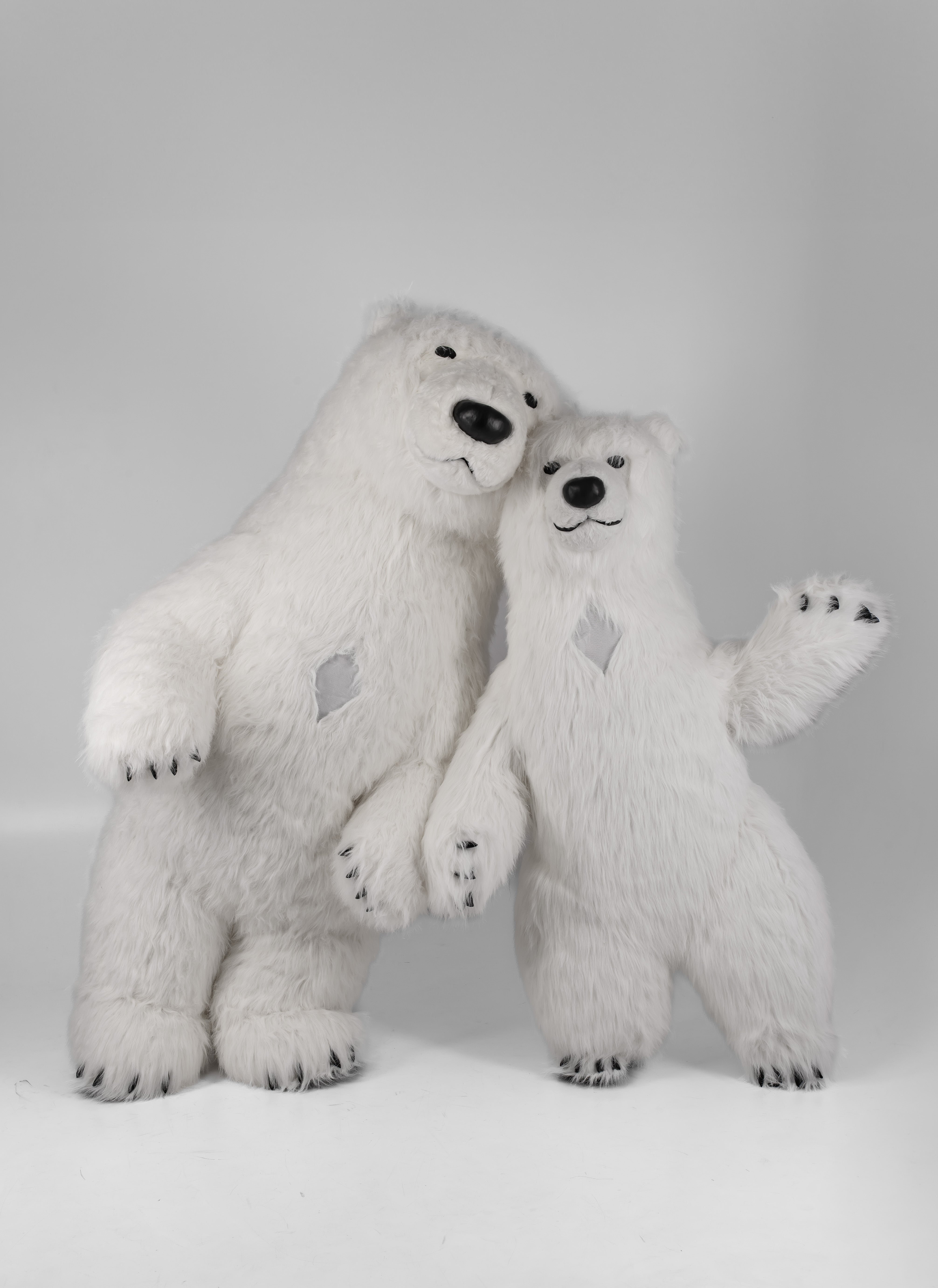 Inflatable White Bear Mascot