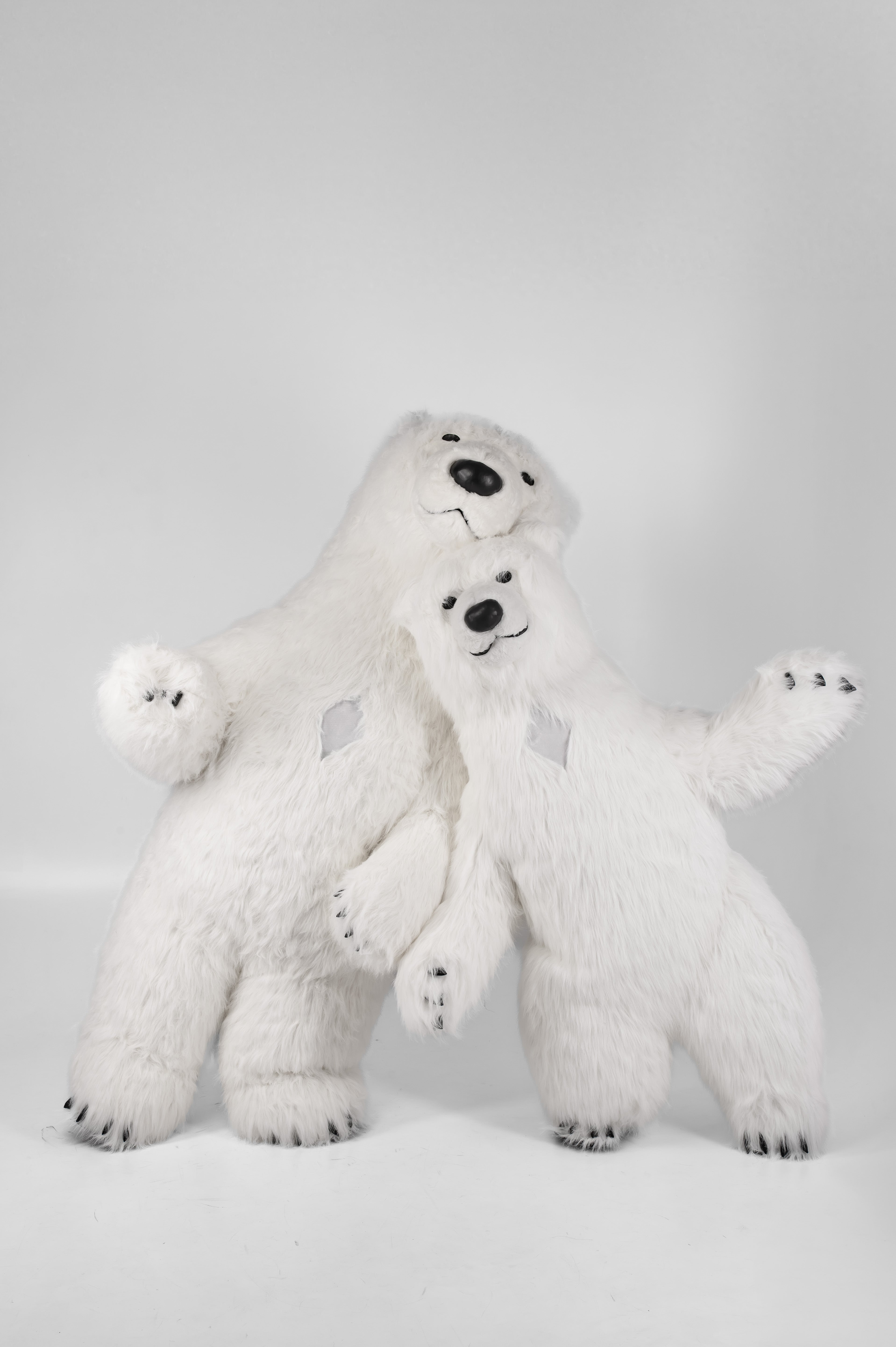 Inflatable White Bear Mascot