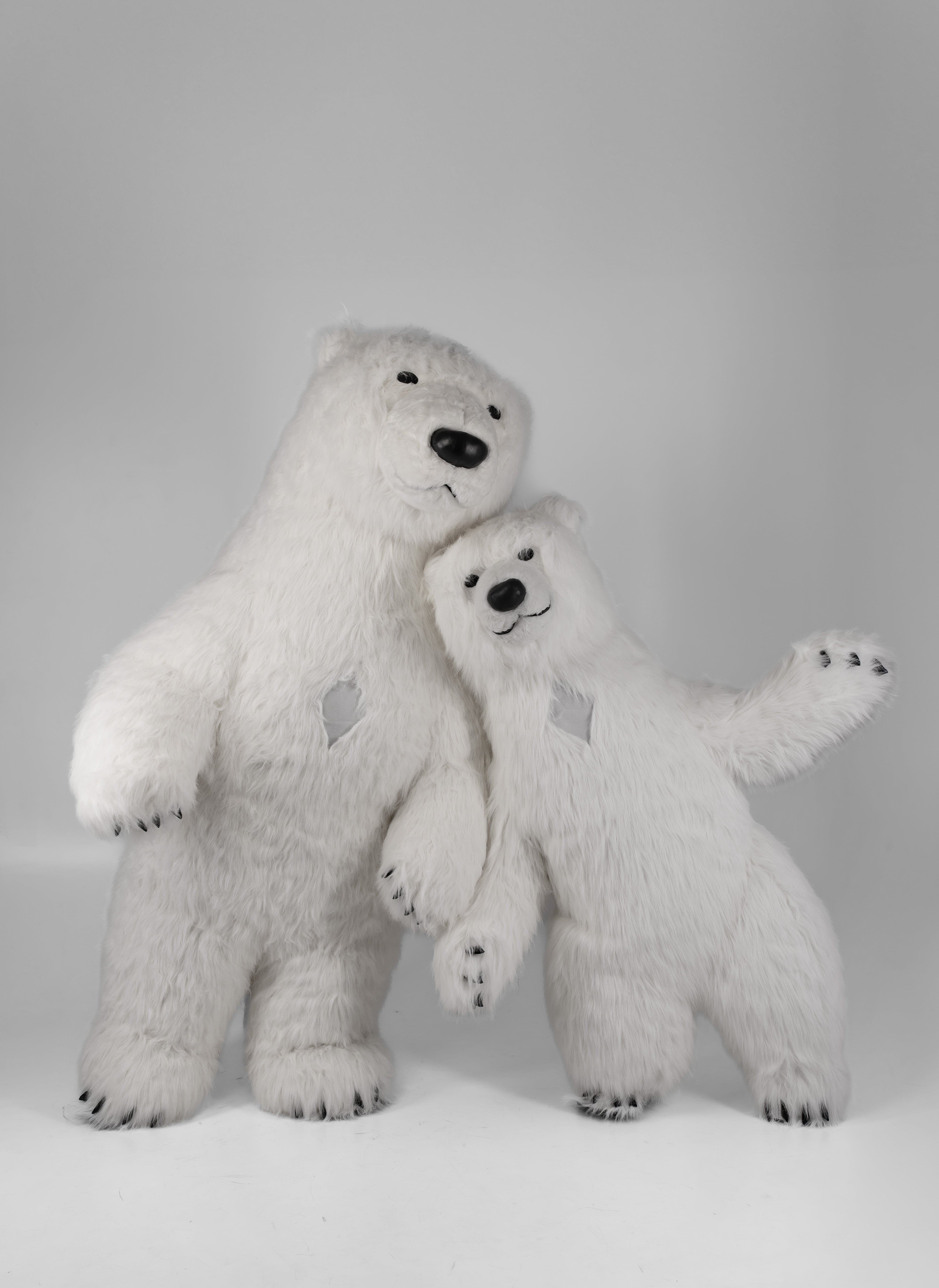 Inflatable White Bear Mascot