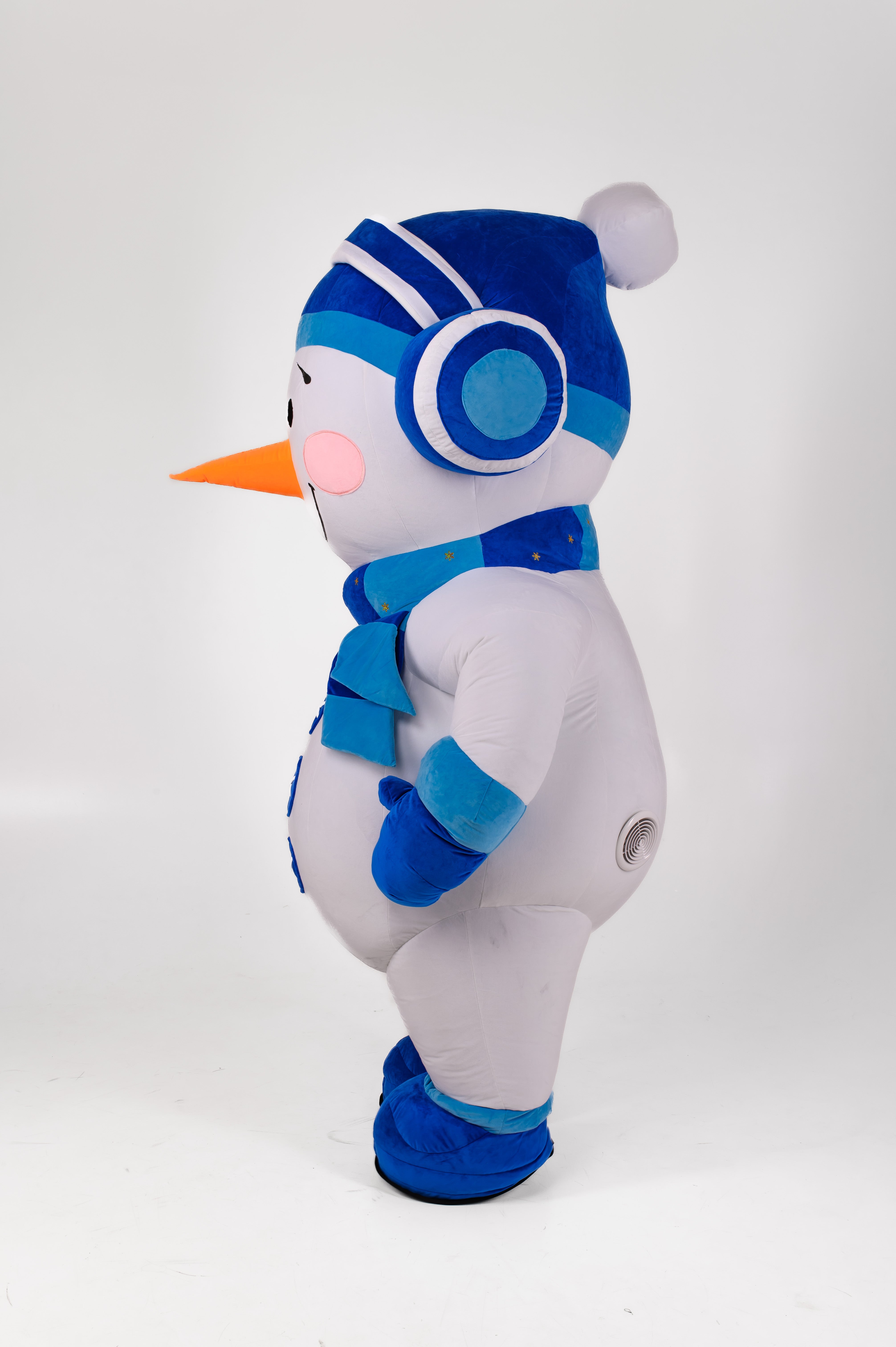 Inflatable Snowman Mascot Costume