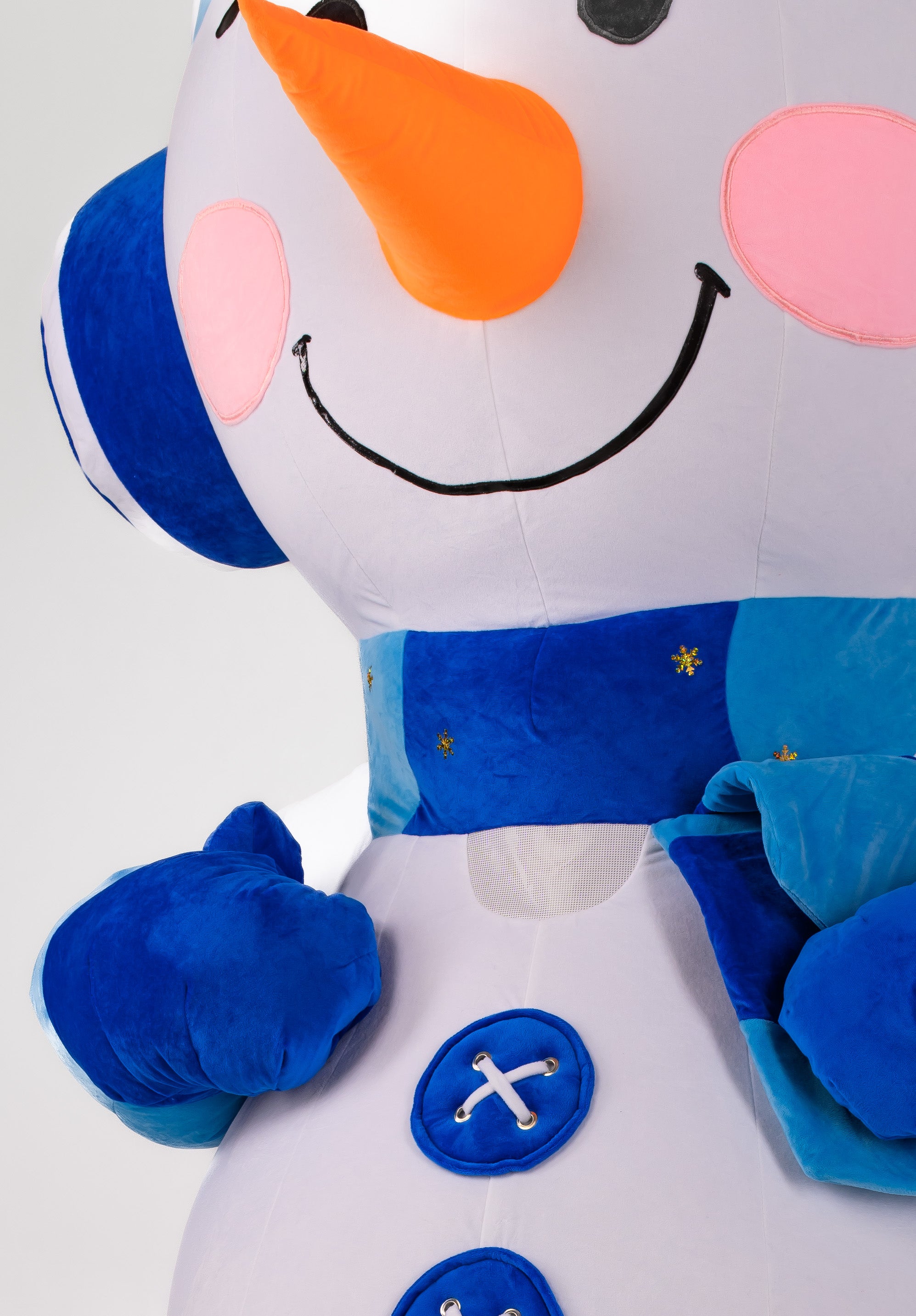Inflatable Snowman Mascot Costume