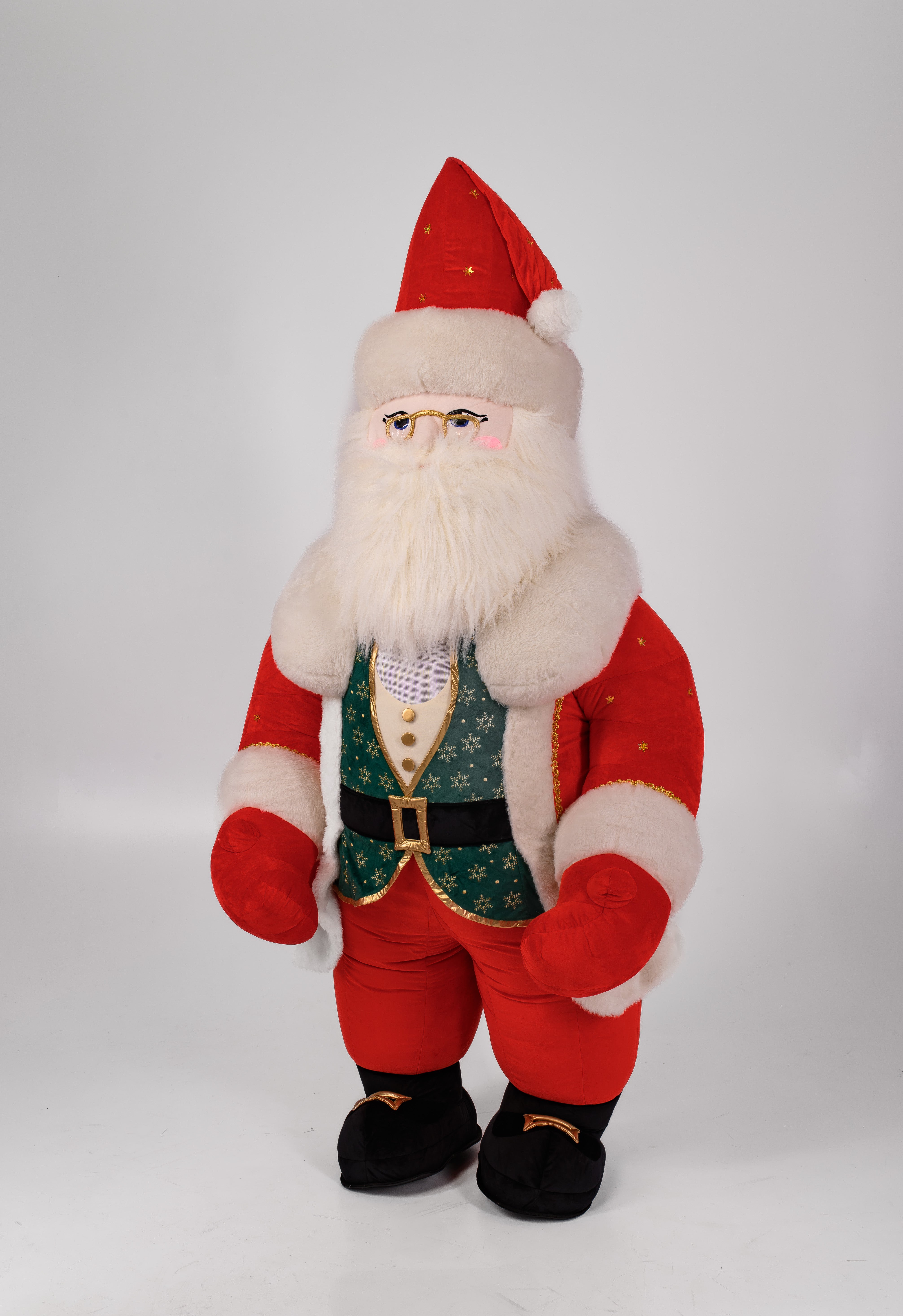Inflatable Santa Claus Mascot Costume