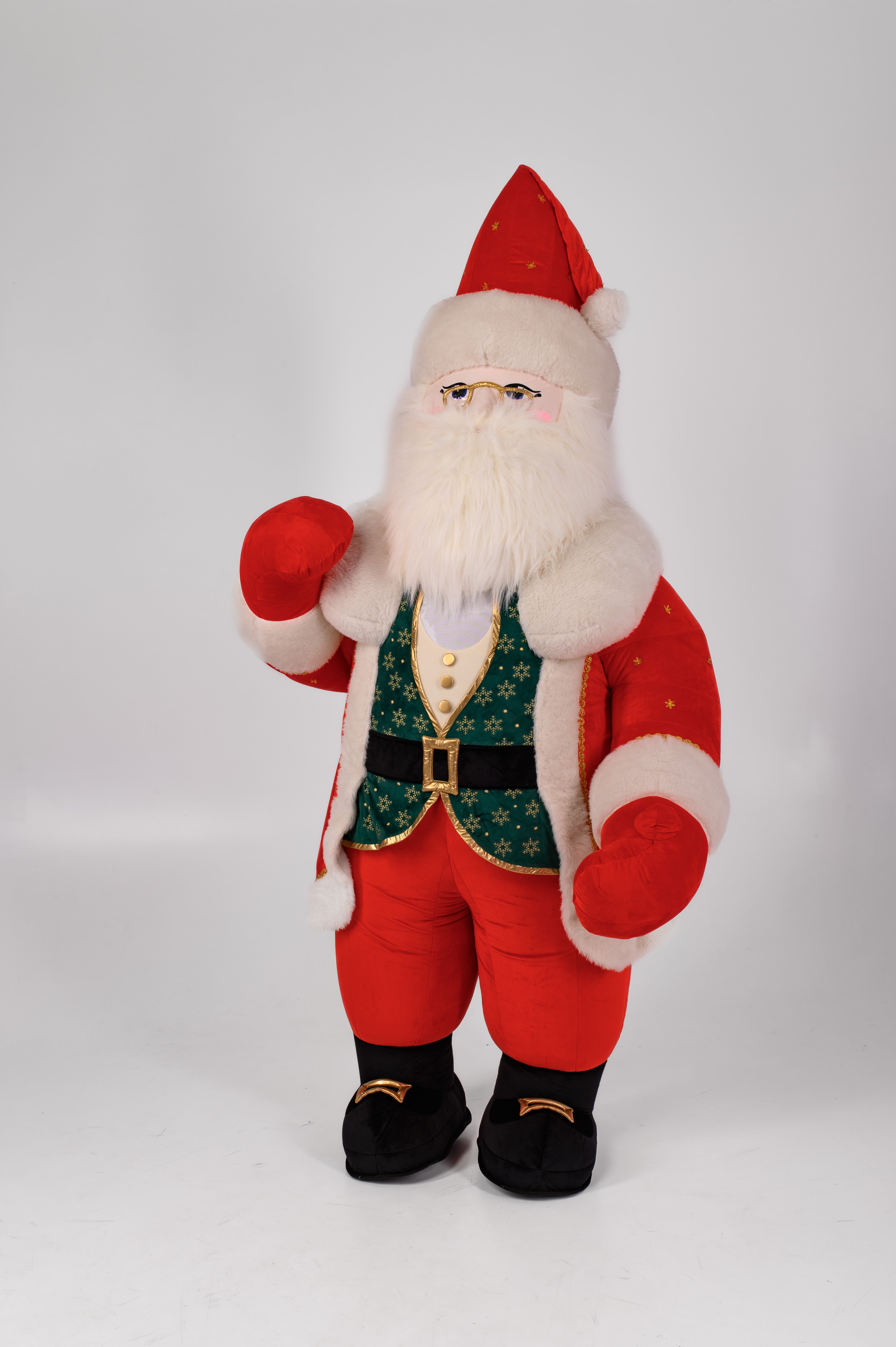 Inflatable Santa Claus Mascot Costume