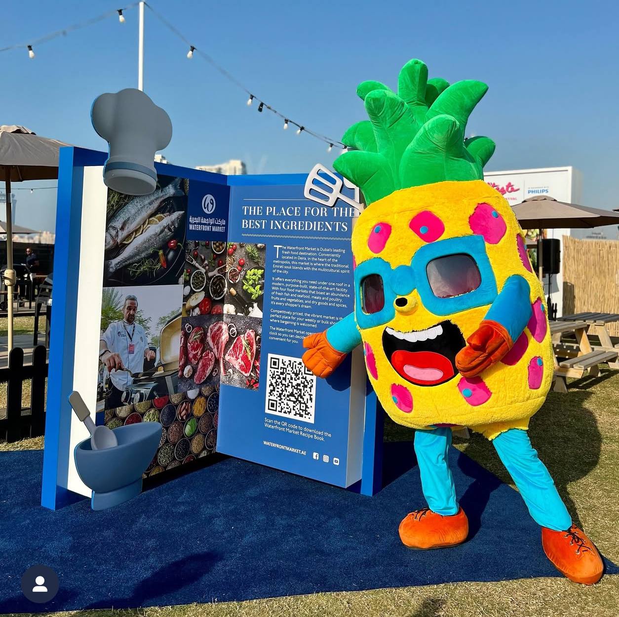 Inflatable Pineapple Mascot
