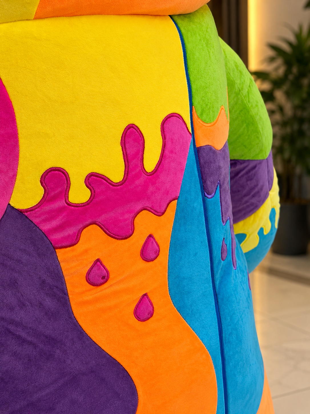Inflatable Colorful Rabbit 2 Mascot
