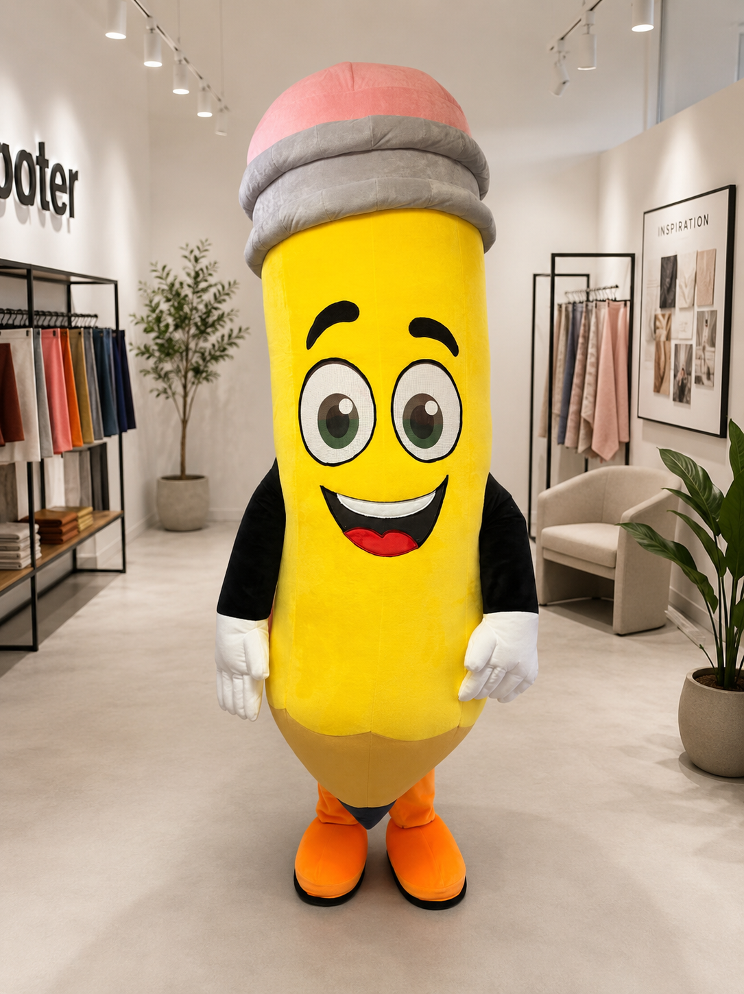 Inflatable Pencil Mascot Costume