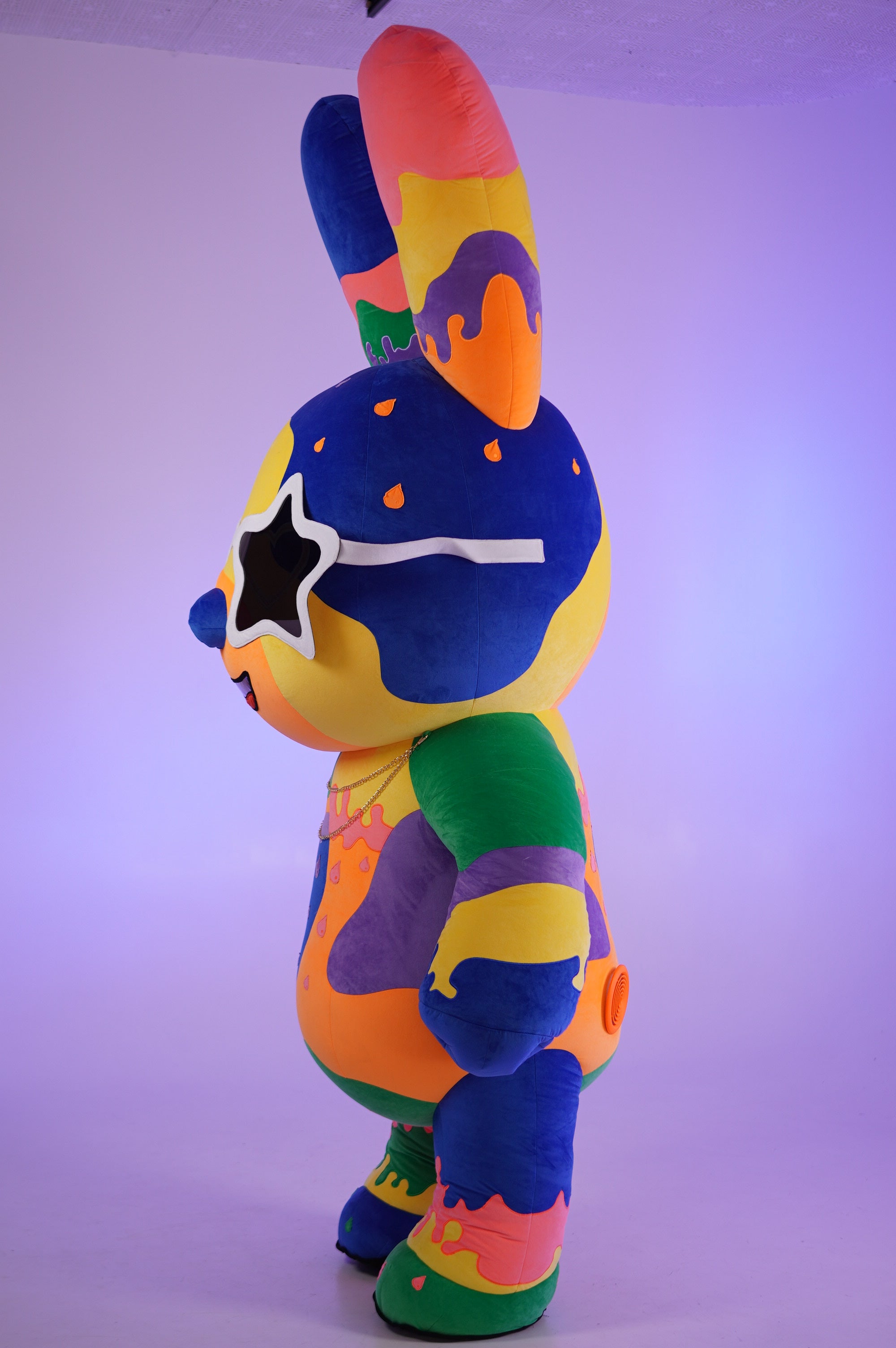 Inflatable Colorful Rabbit Mascot