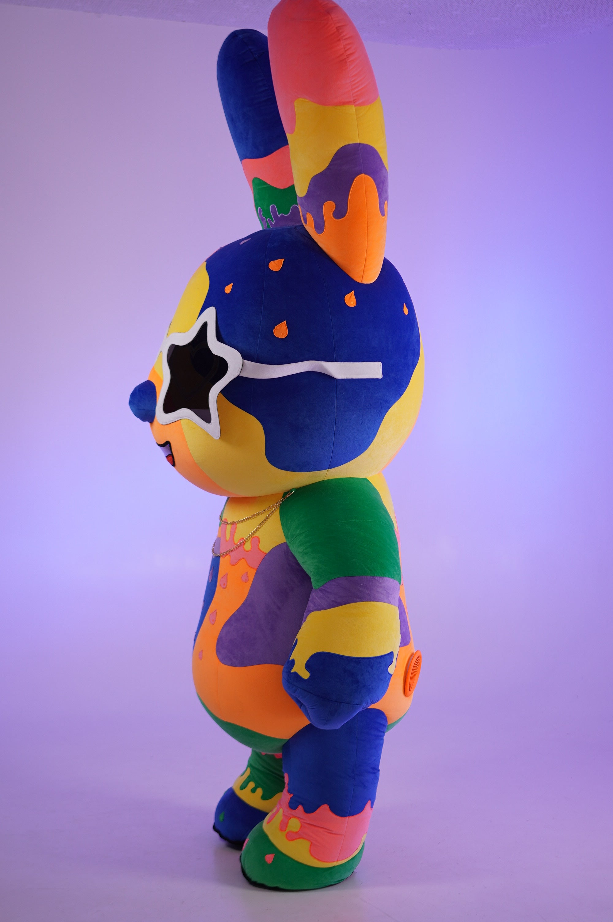 Inflatable Colorful Rabbit Mascot