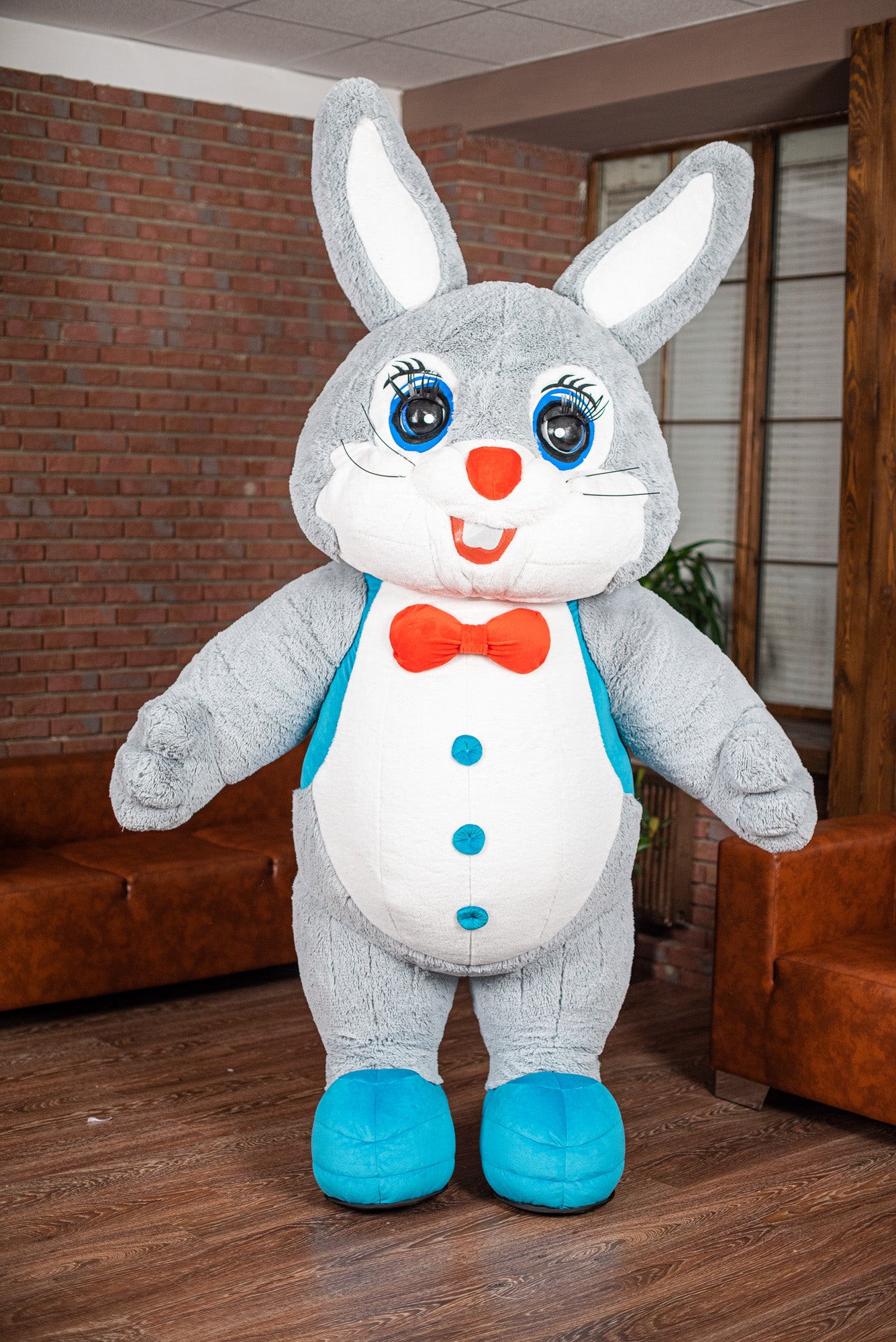 Inflatable Mr. Rabbit Mascot Costume