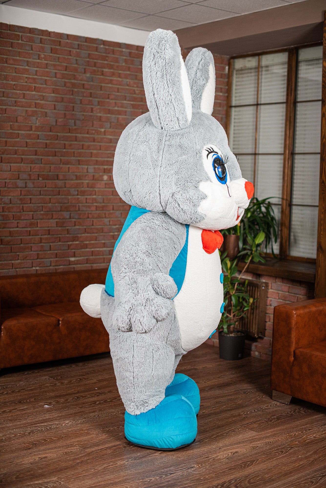 Inflatable Mr. Rabbit Mascot Costume
