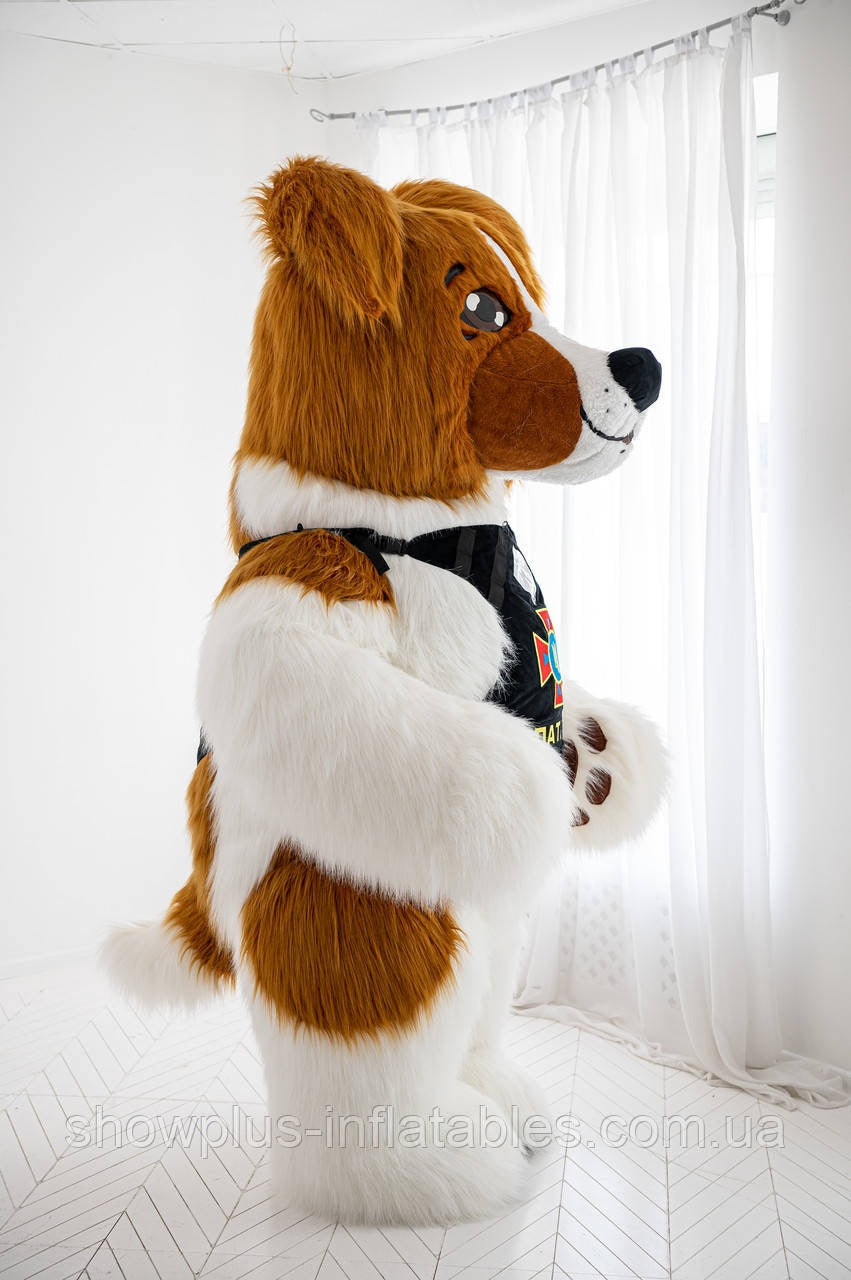 Inflatable Jack Russell Terrier Defender Mascot