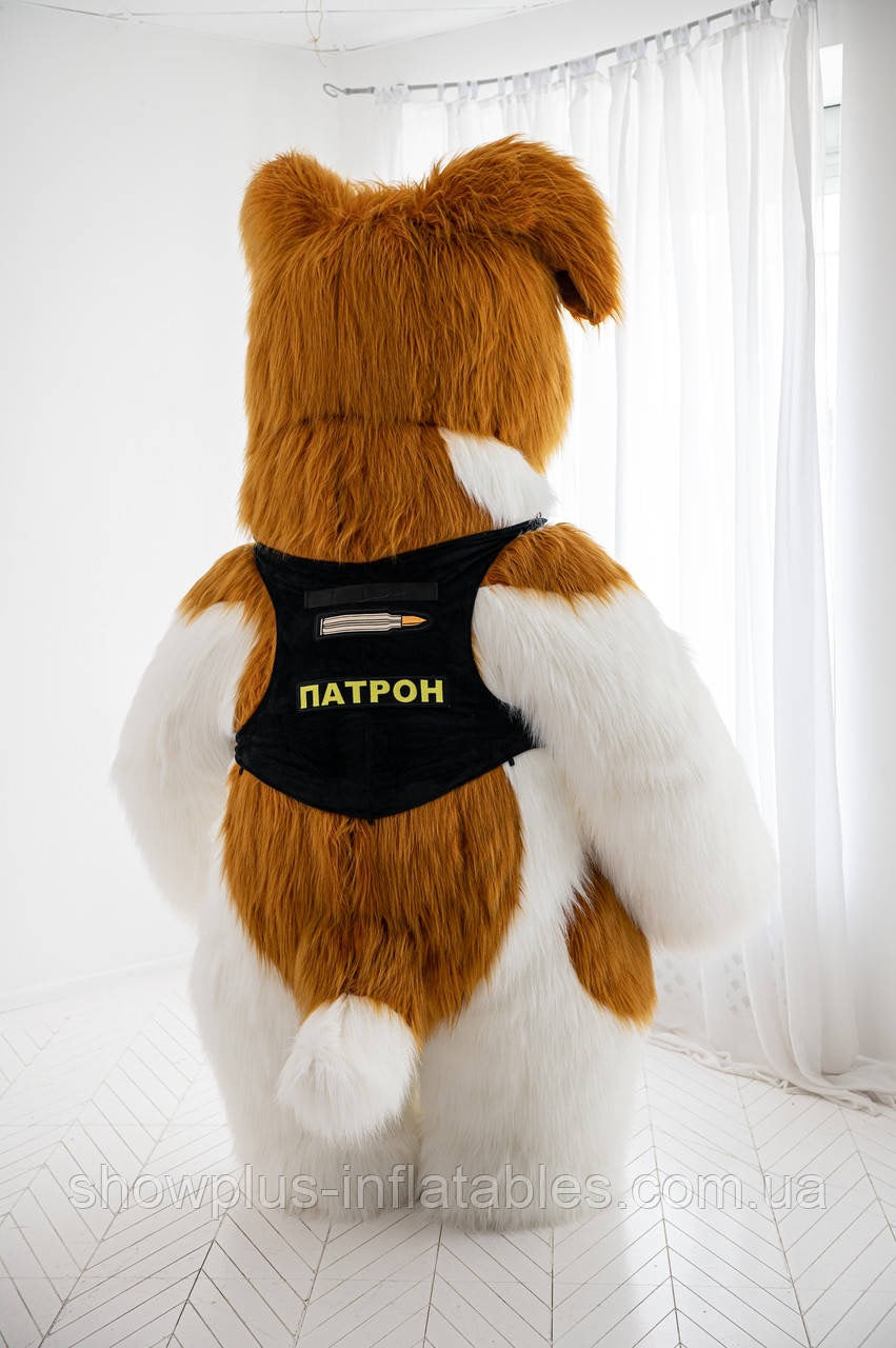 Inflatable Jack Russell Terrier Defender Mascot