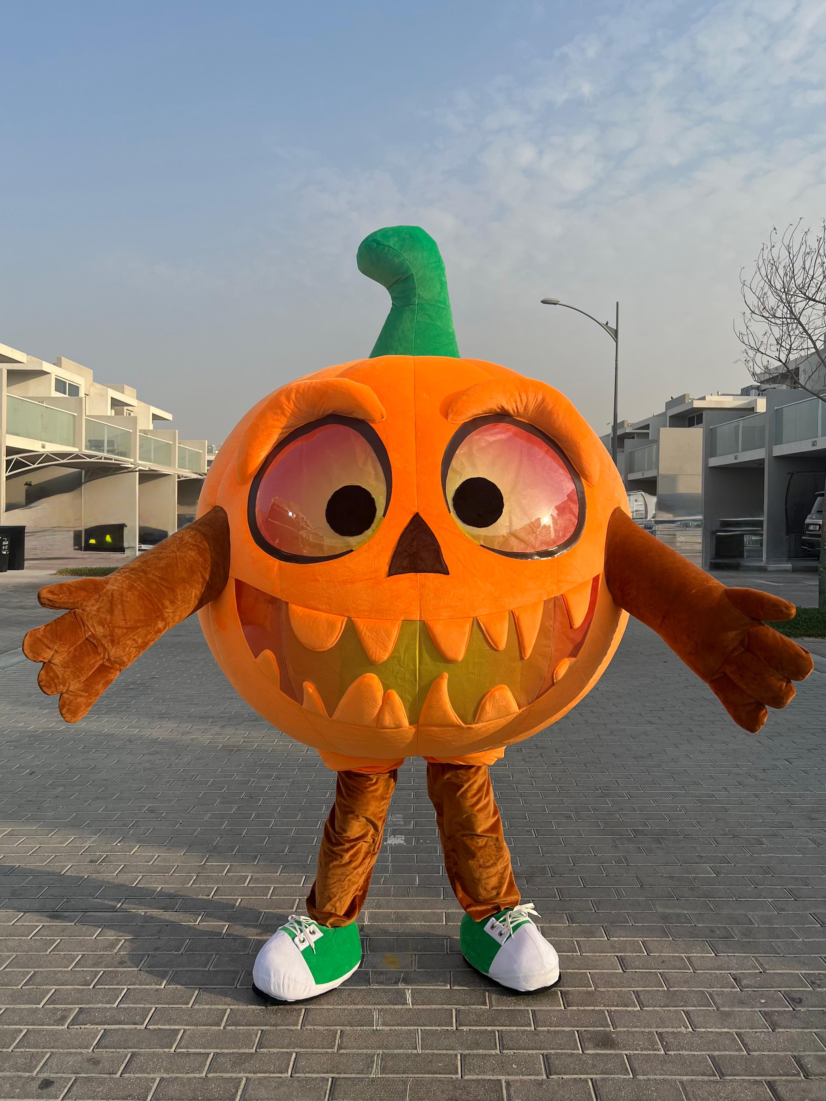 Inflatable Halloween Pumpkin Mascot