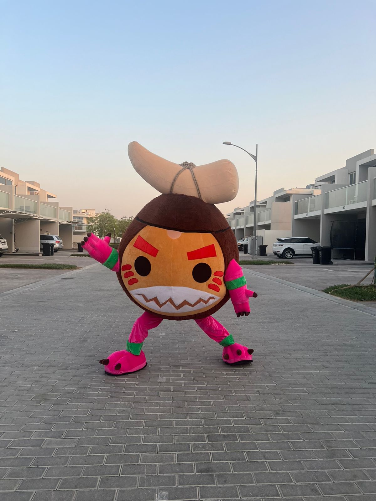 Inflatable Coconut Mascot