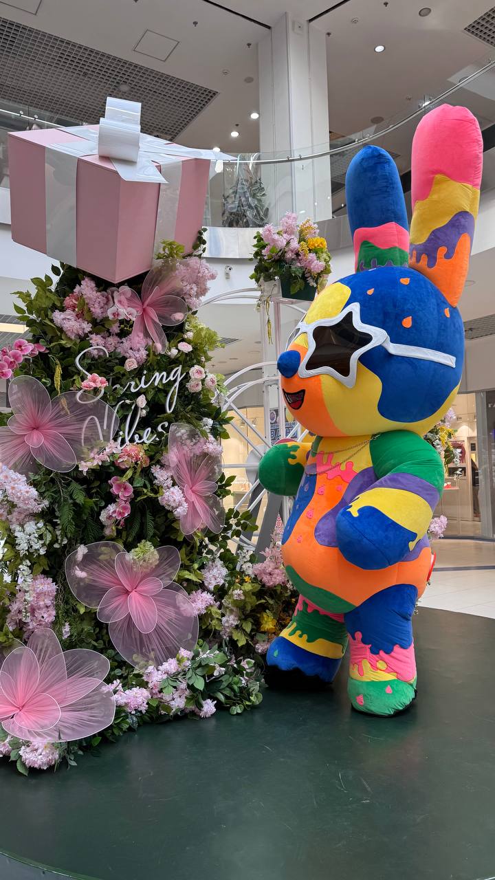 Inflatable Colorful Rabbit Mascot