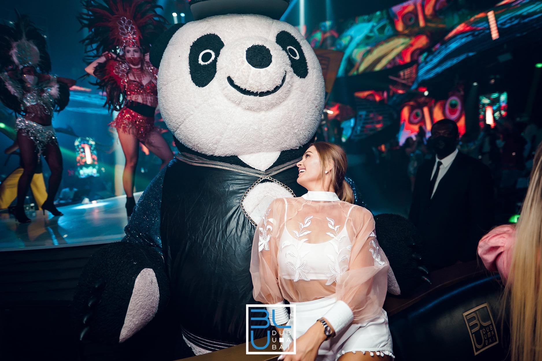 Inflatable Panda Mascot