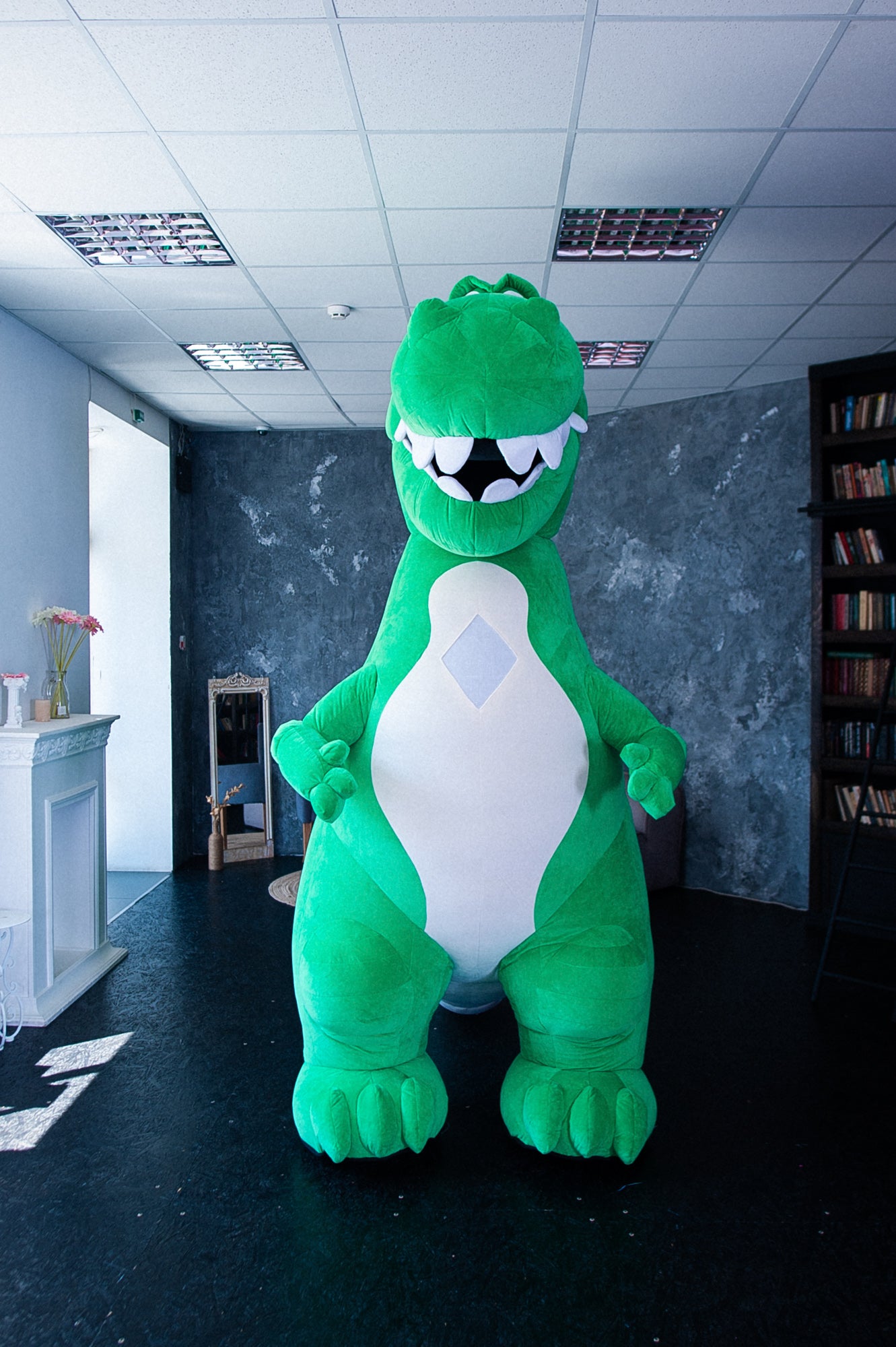 Inflatable Dinosaur T-Rex Mascot