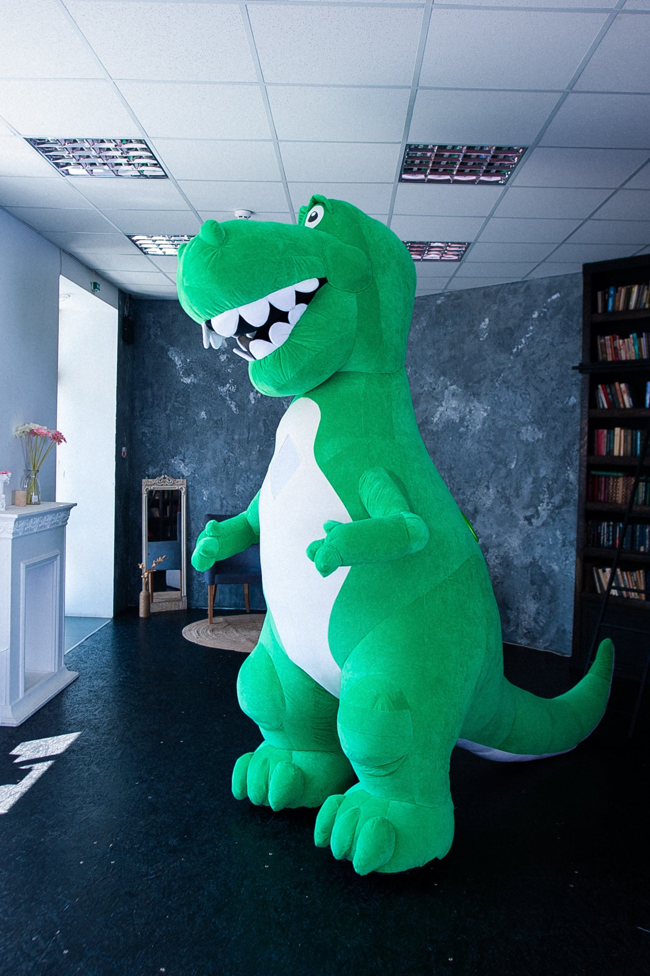 Inflatable Dinosaur T-Rex Mascot