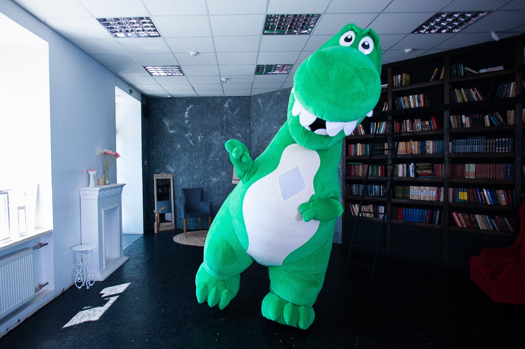 Inflatable Dinosaur T-Rex Mascot