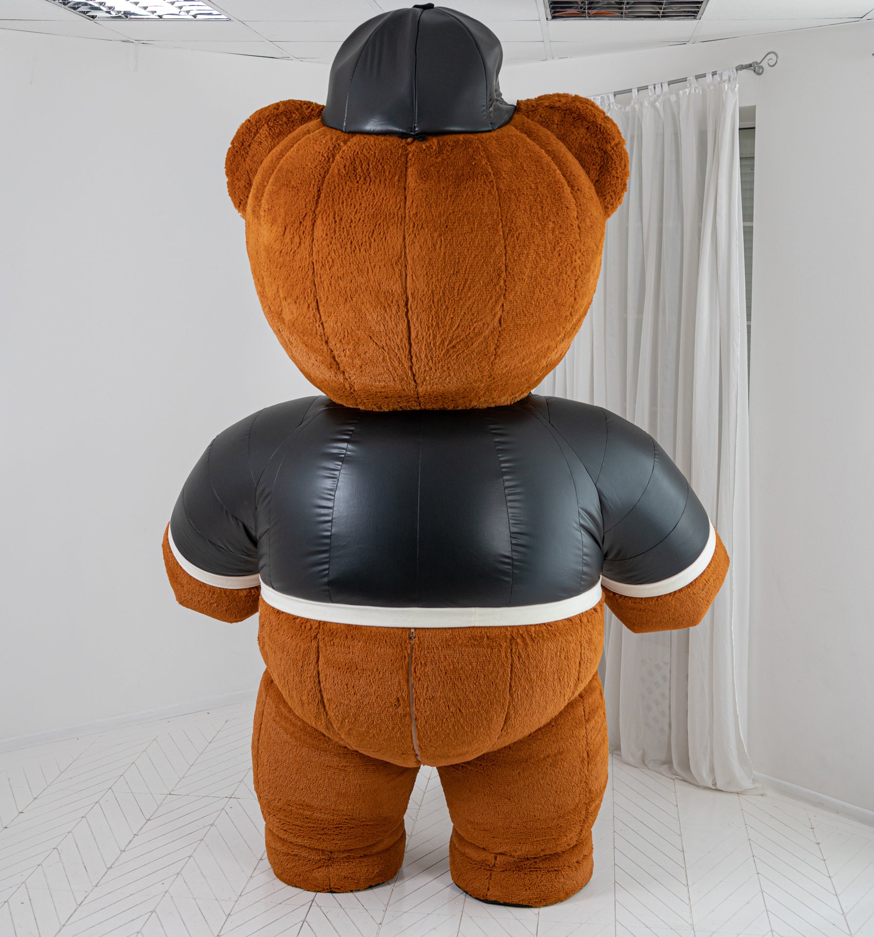 Inflatable Teddy Bear Mascot in Pro + clothes