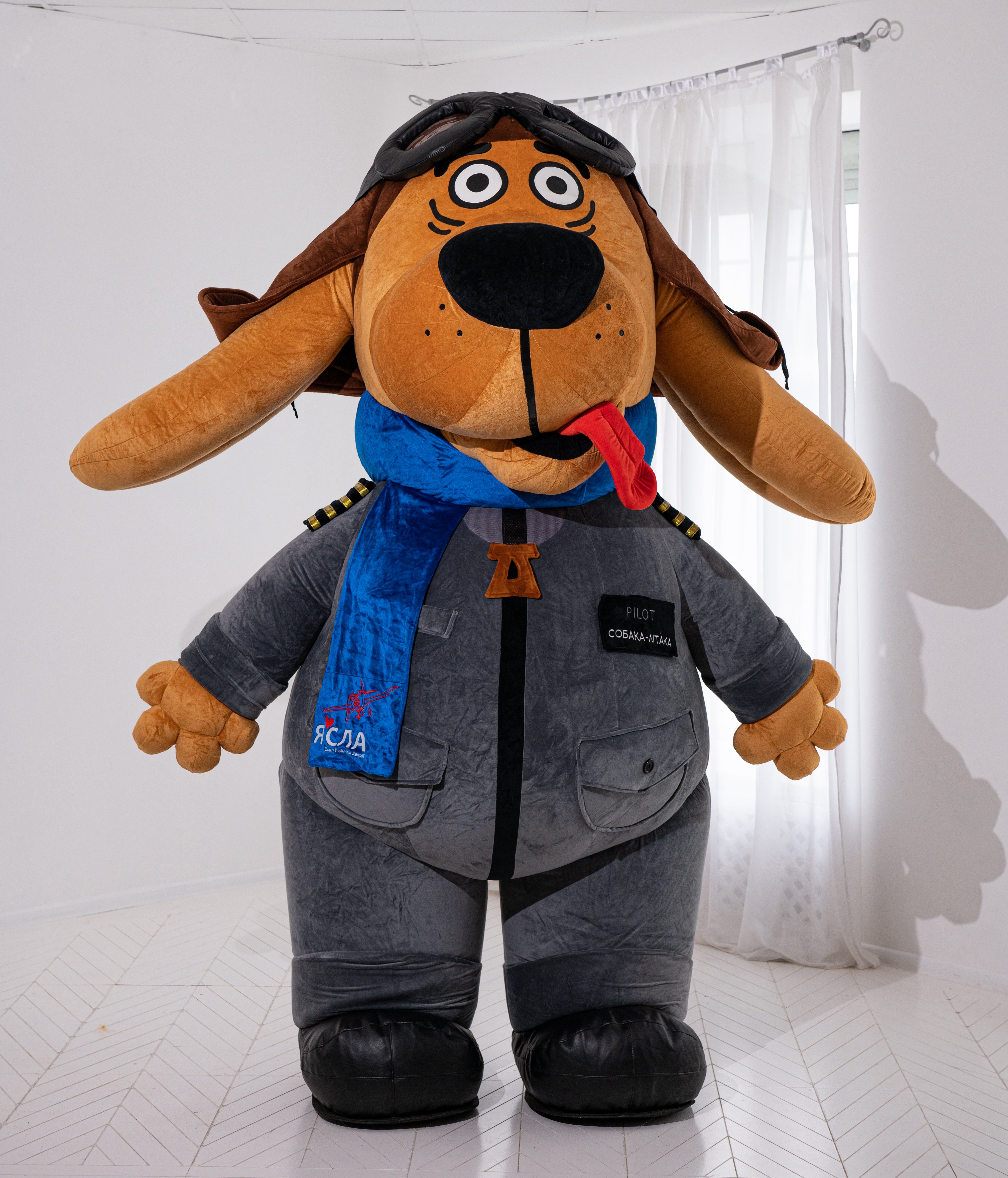 Inflatable Dog the pilot Mascot