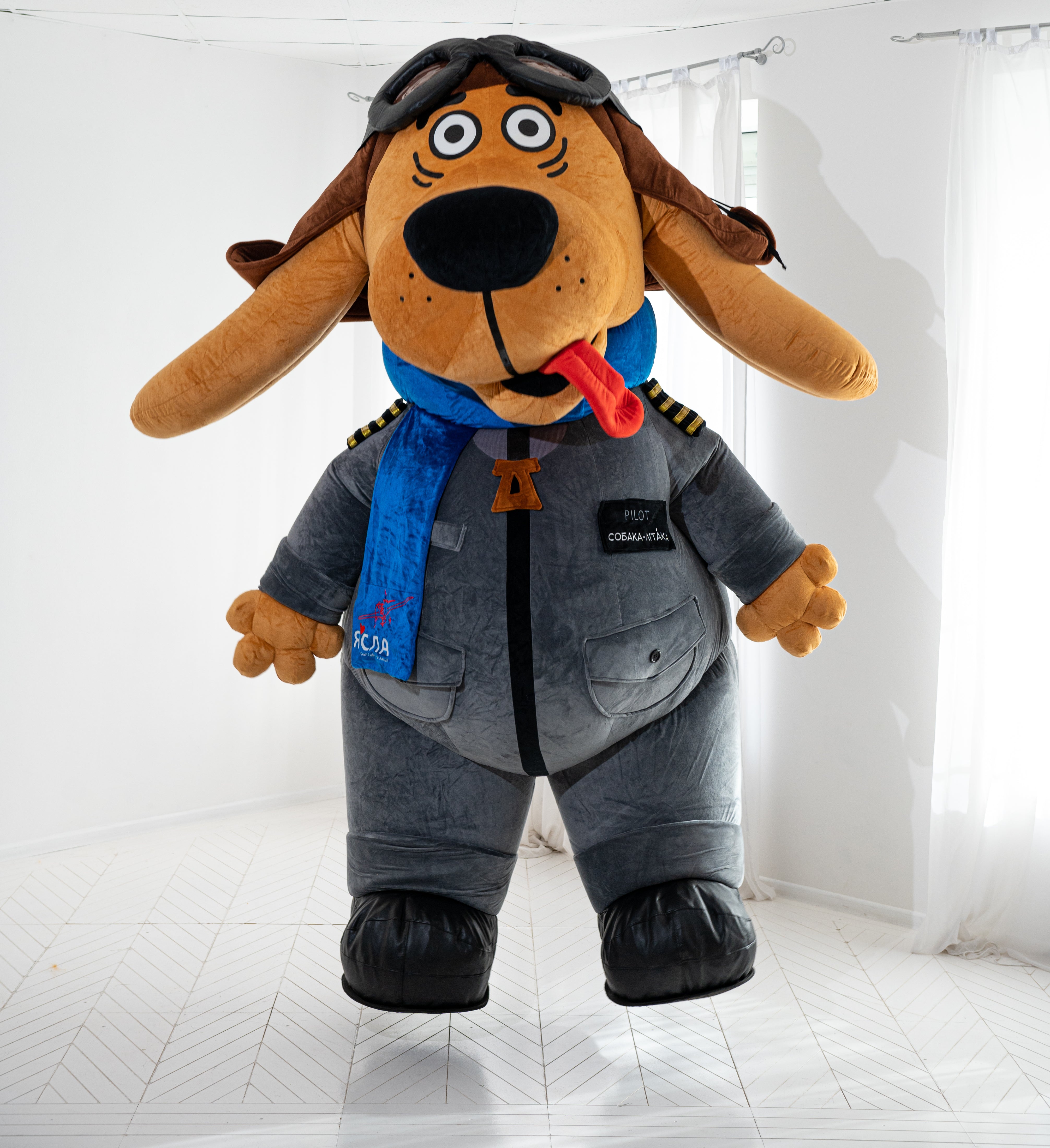 Inflatable Dog the pilot Mascot