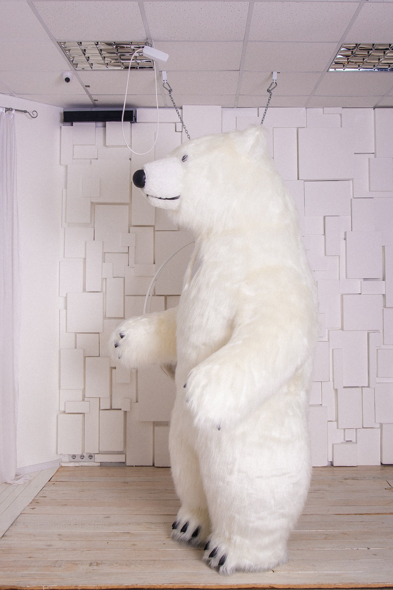 Inflatable White Bear Mascot