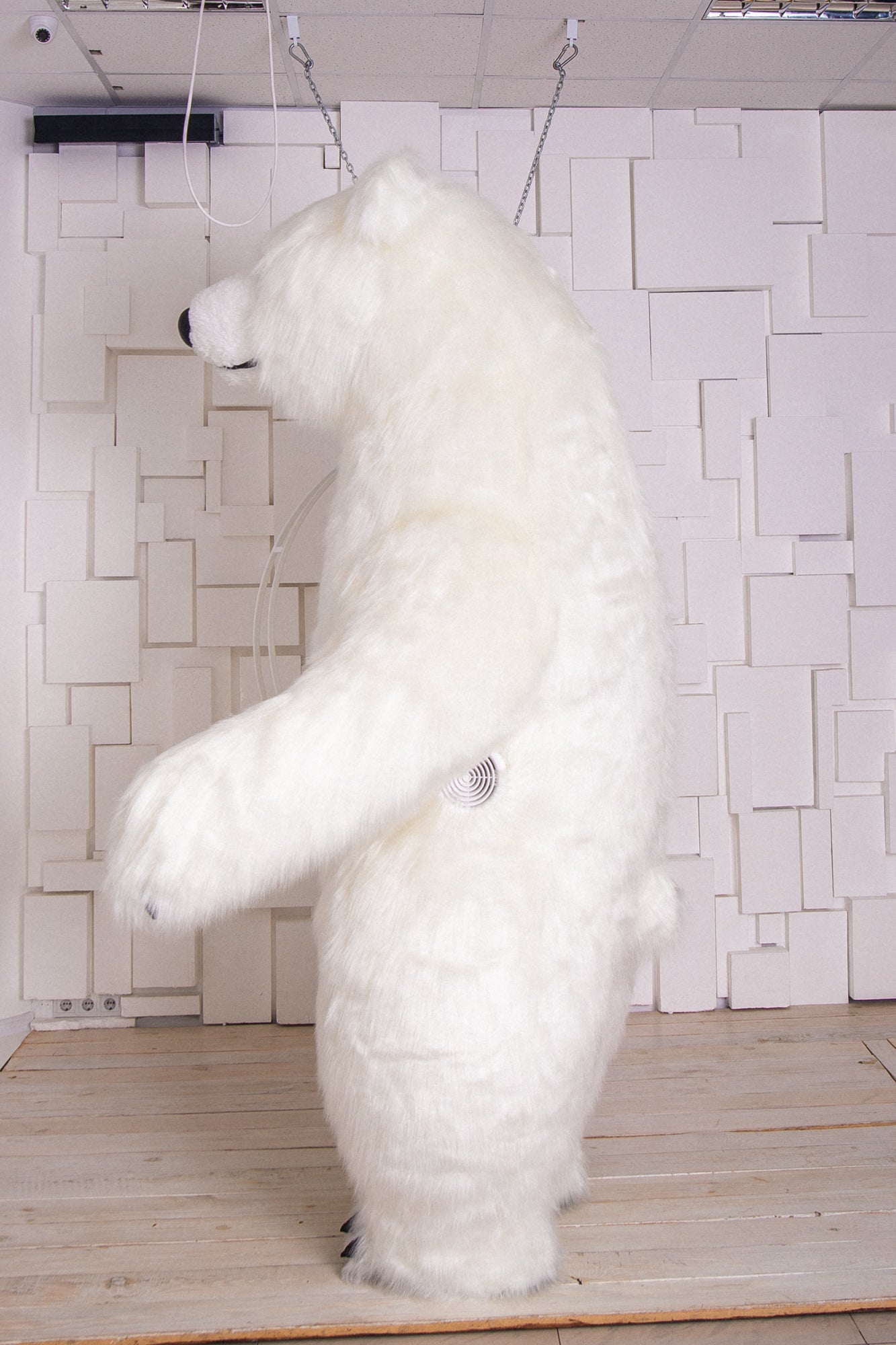 Inflatable White Bear Mascot
