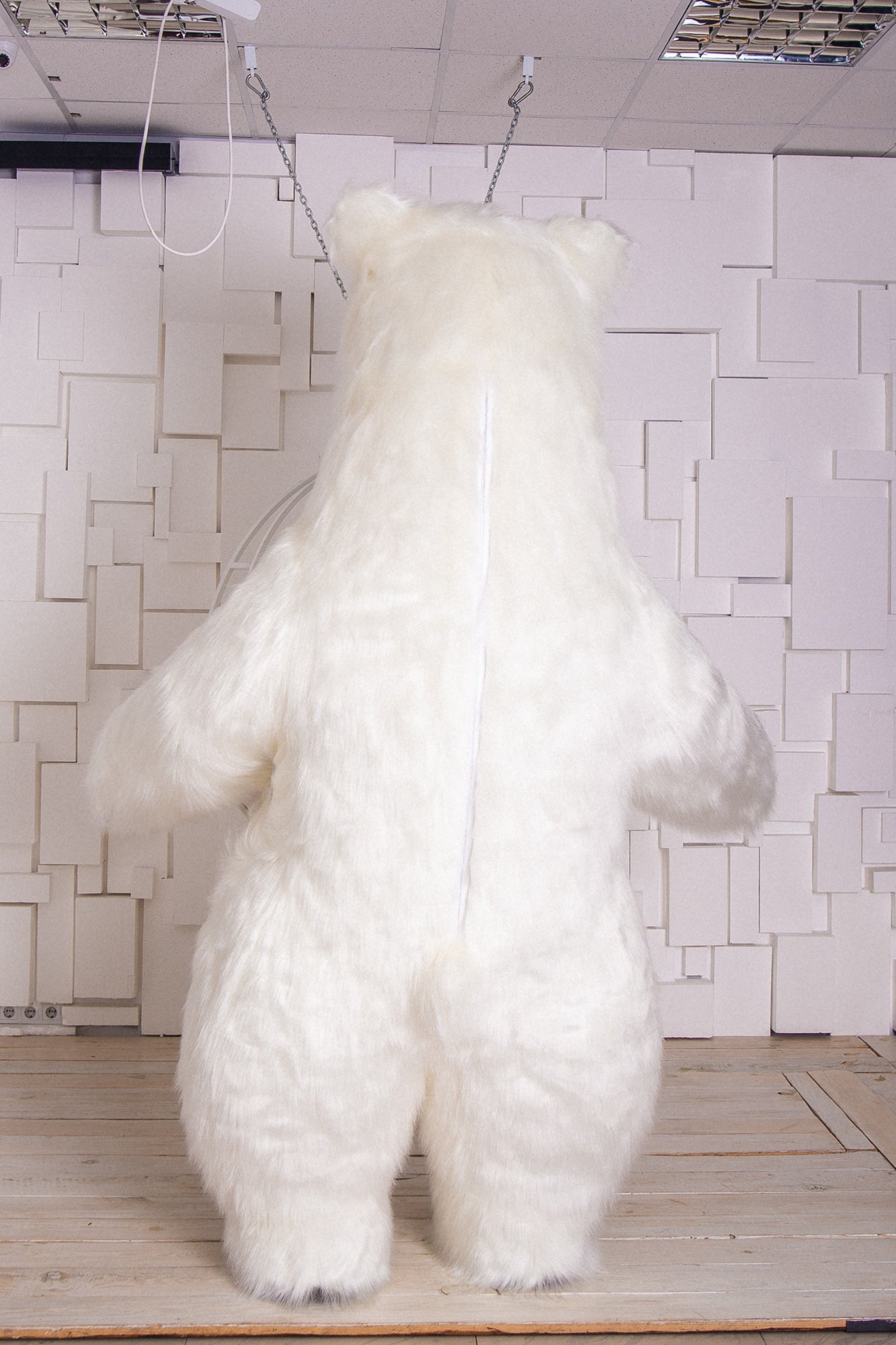 Inflatable White Bear Mascot