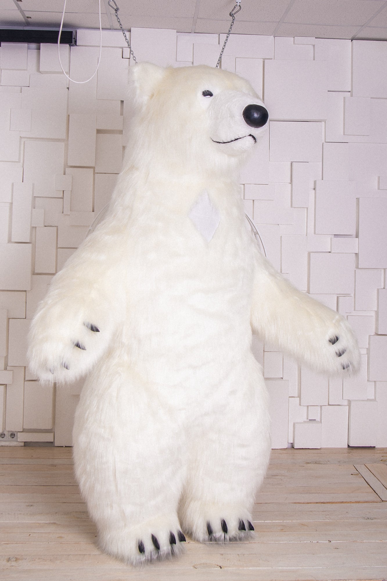 Inflatable White Bear Mascot