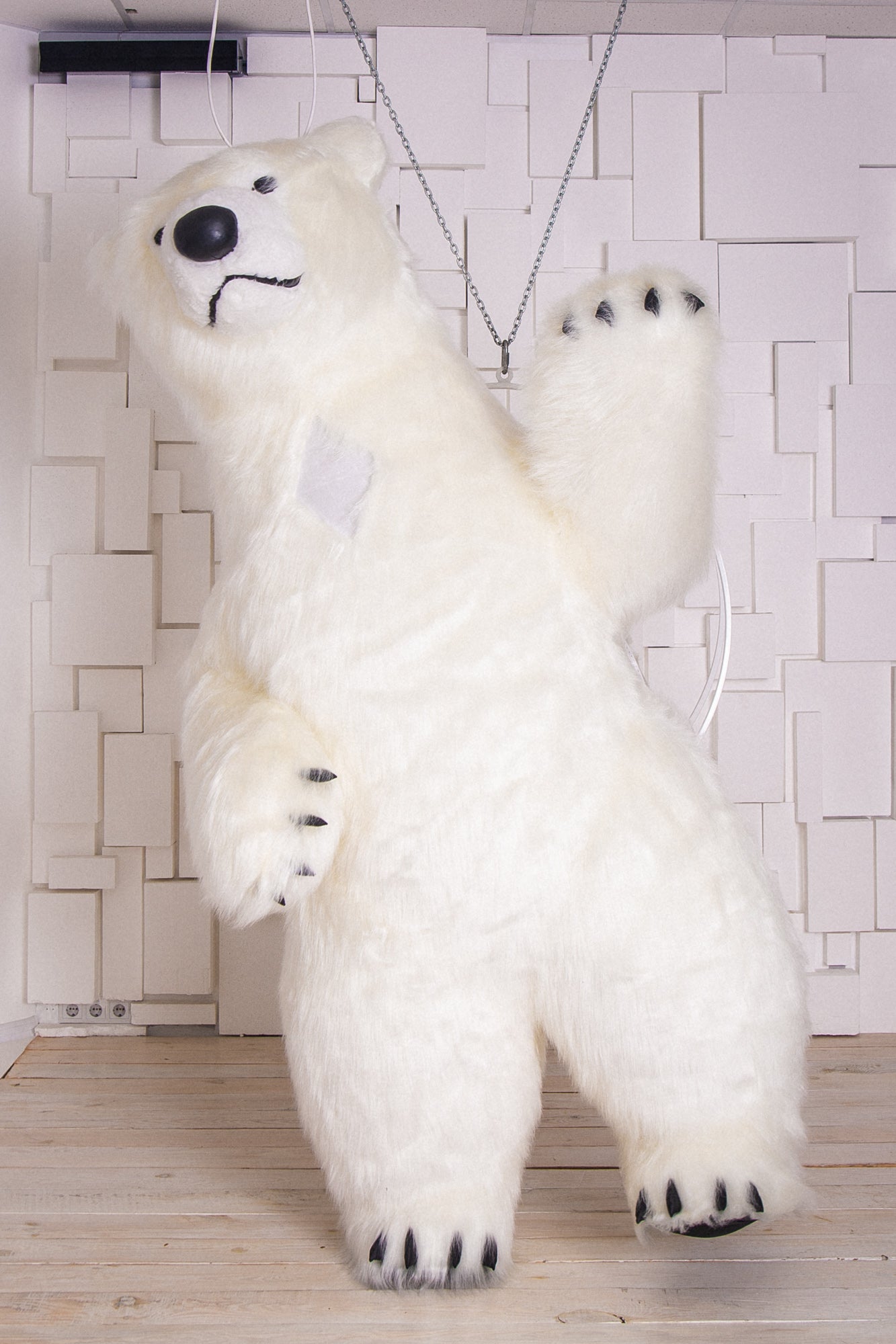 Inflatable White Bear Mascot