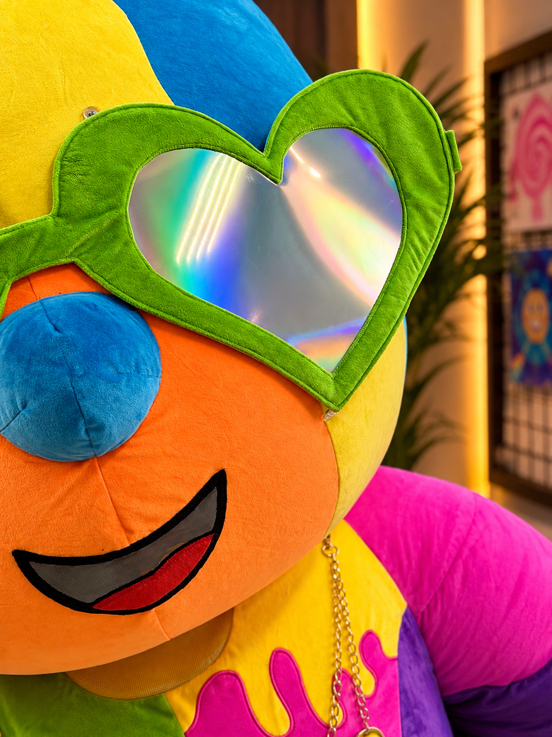 Inflatable Colorful Rabbit 2 Mascot