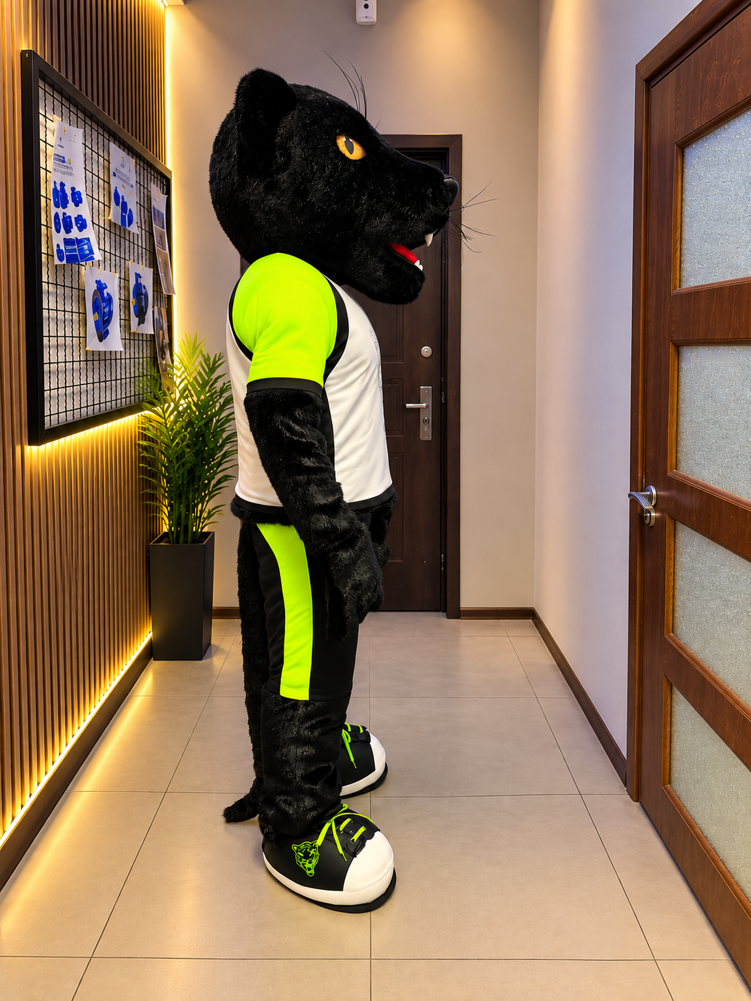 Black Panther Professional Mascot