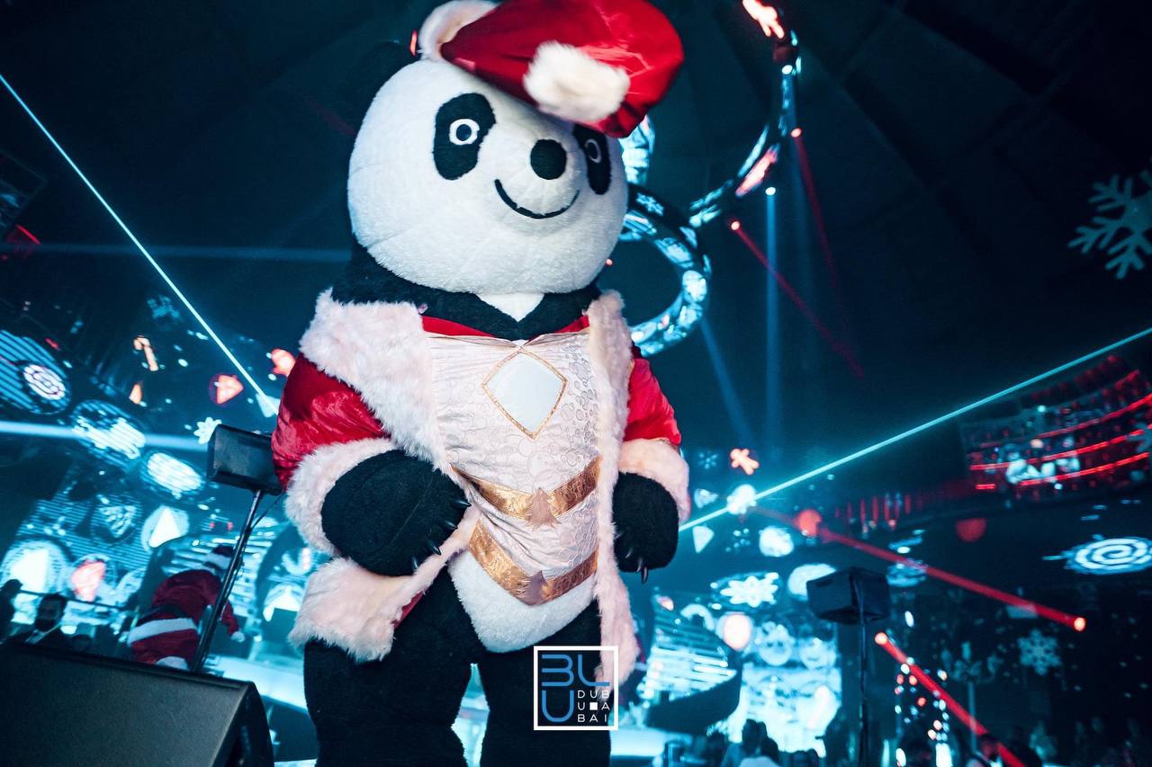 Inflatable Panda Mascot