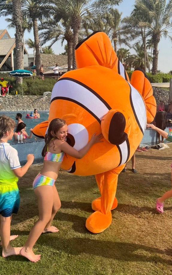 Inflatable Clown Fish Mascot