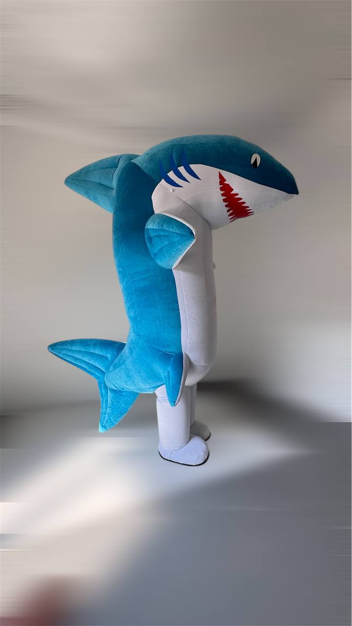 Inflatable Shark Mascot