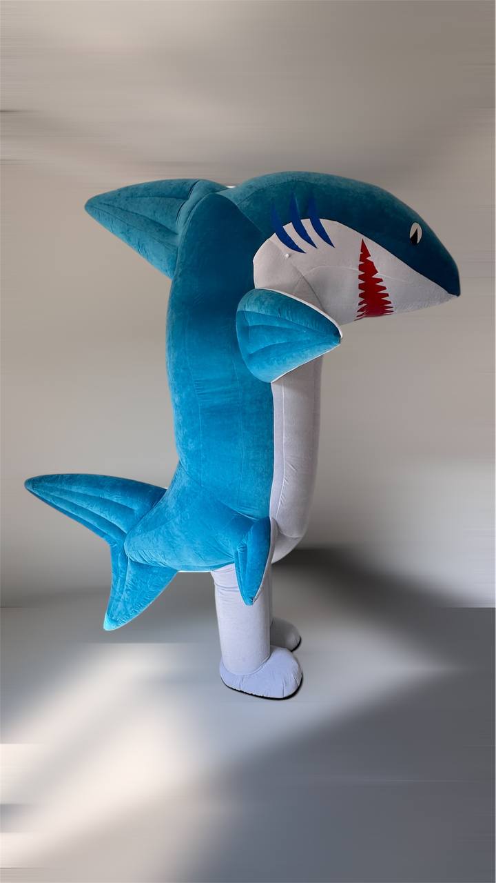 Inflatable Shark Mascot