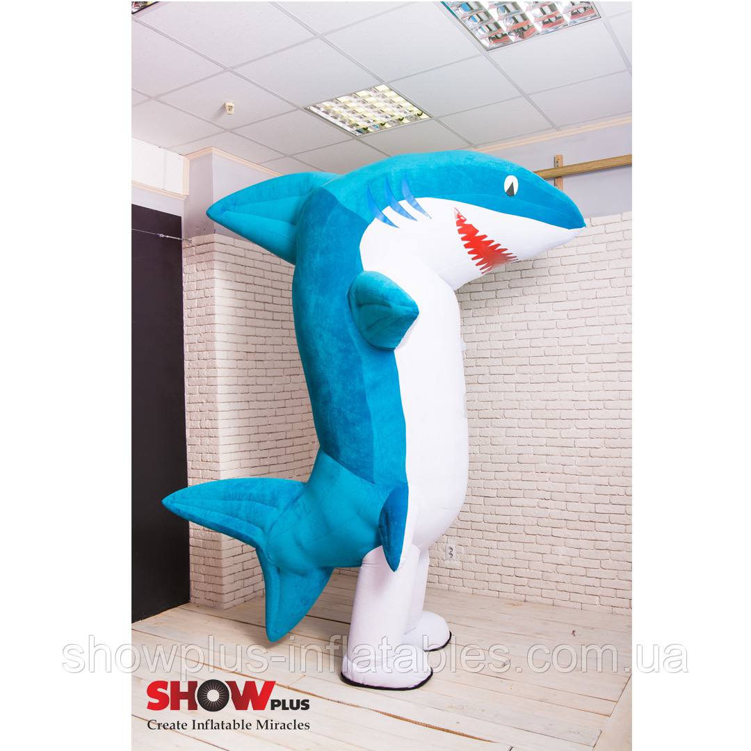 Inflatable Shark Mascot