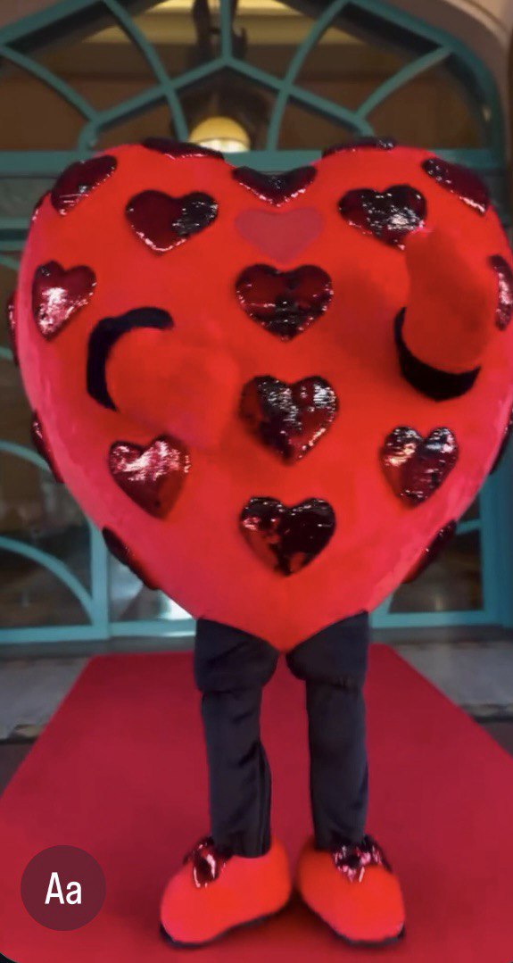 Inflatable Heart Mascot
