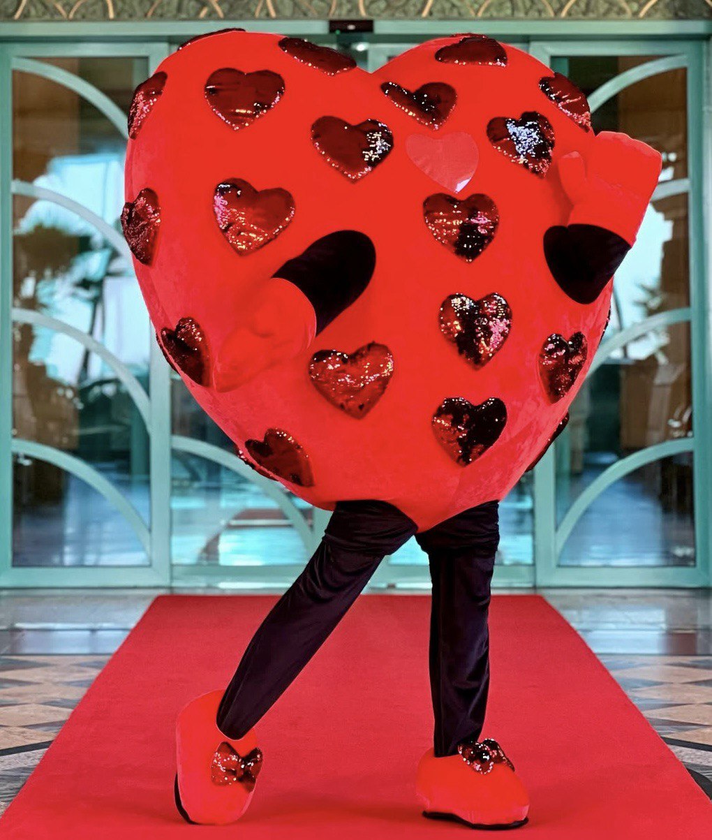 Inflatable Heart Mascot
