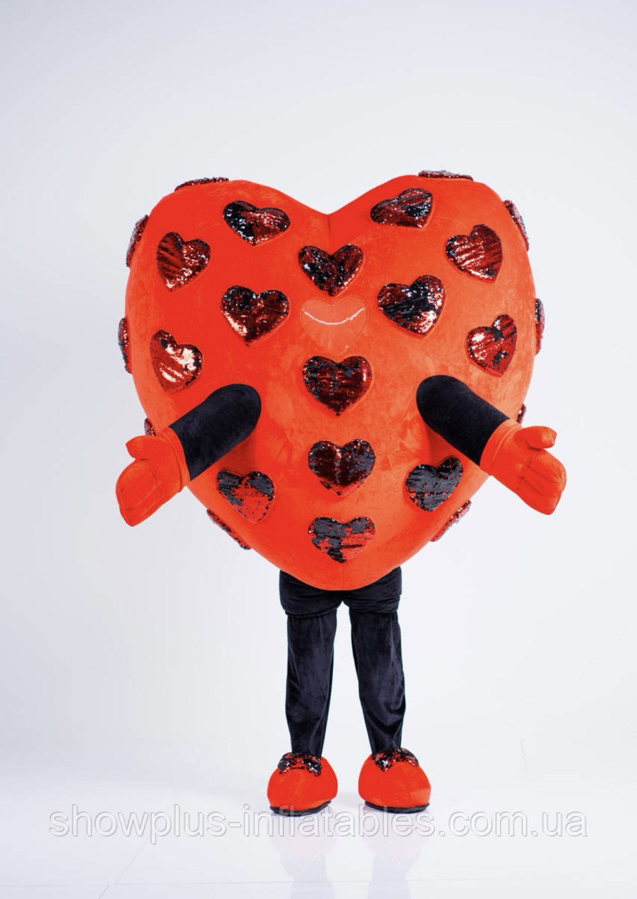 Inflatable Heart Mascot