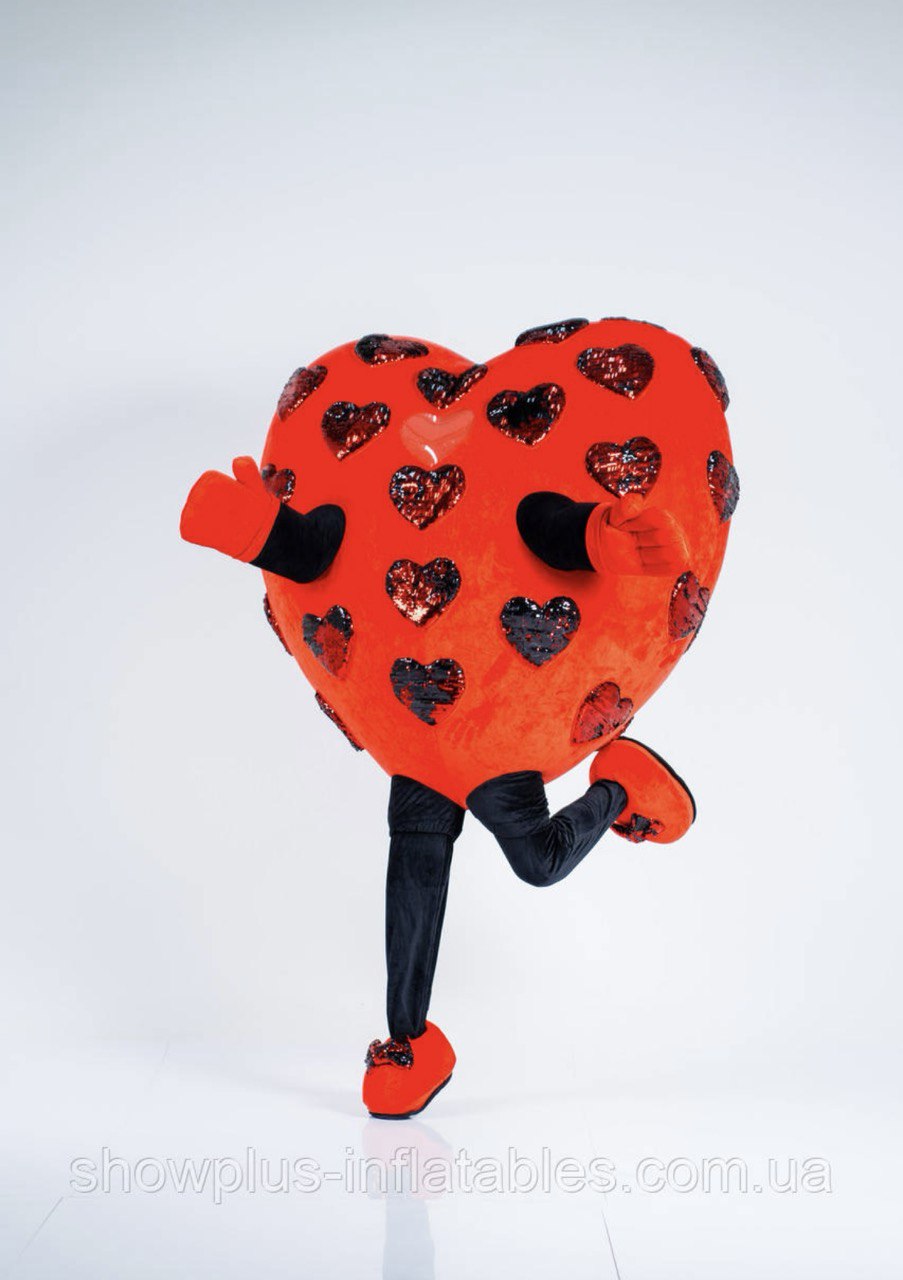 Inflatable Heart Mascot