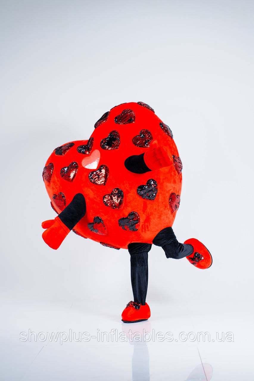 Inflatable Heart Mascot