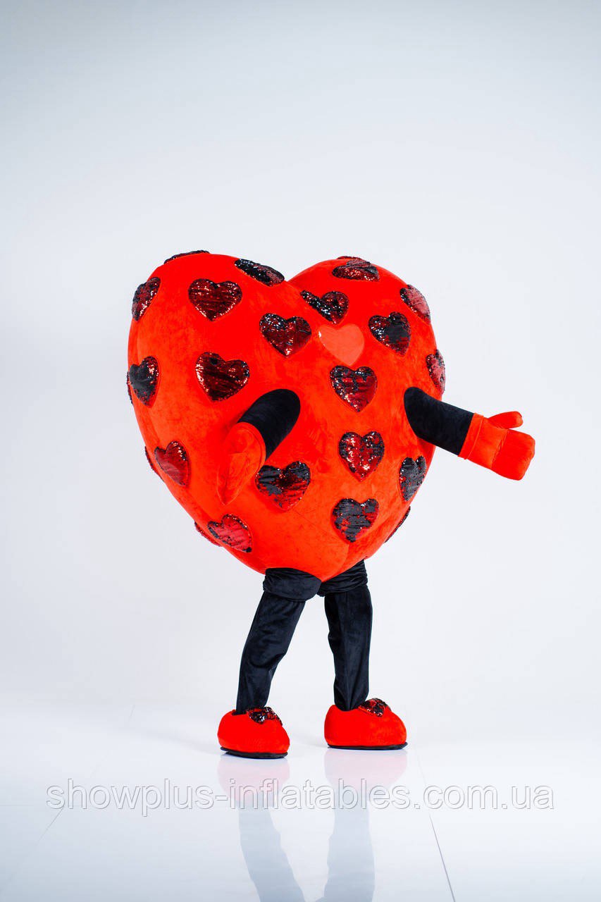 Inflatable Heart Mascot