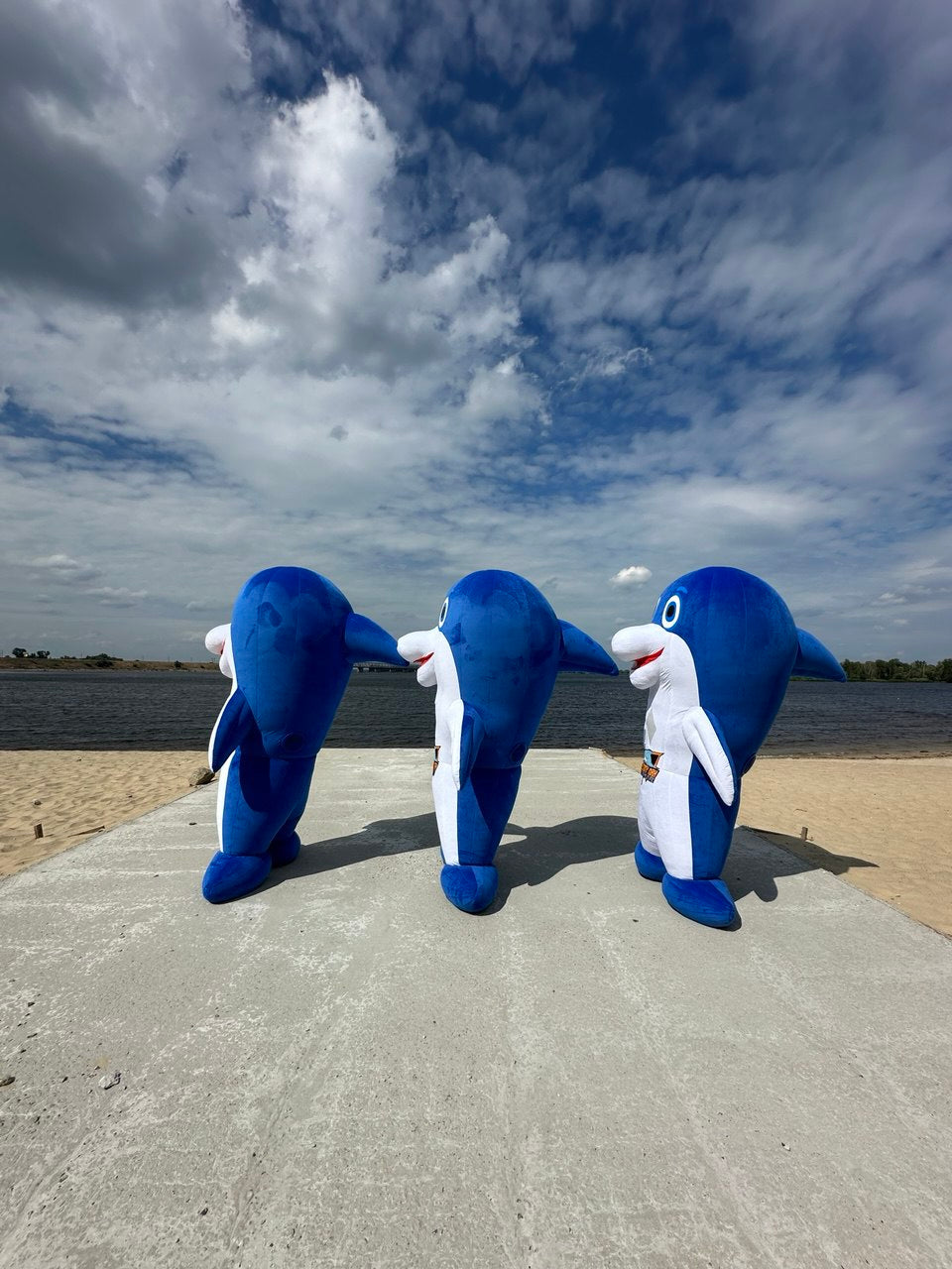 Inflatable Dolphin Fish Mascot